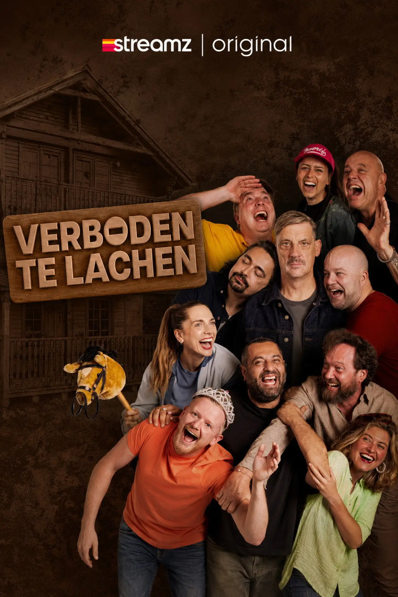 Plakat serialu "Verboden te Lachen"