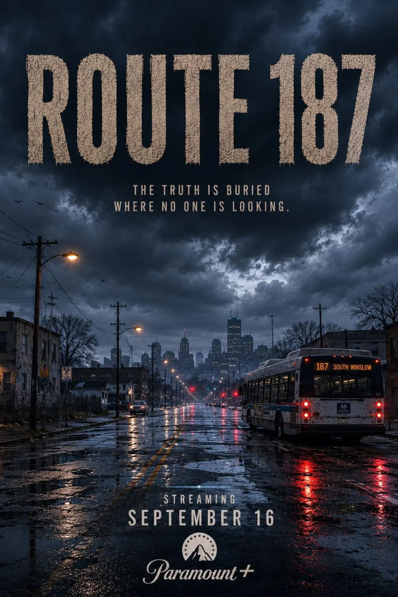Plakat serialu "Route 187"