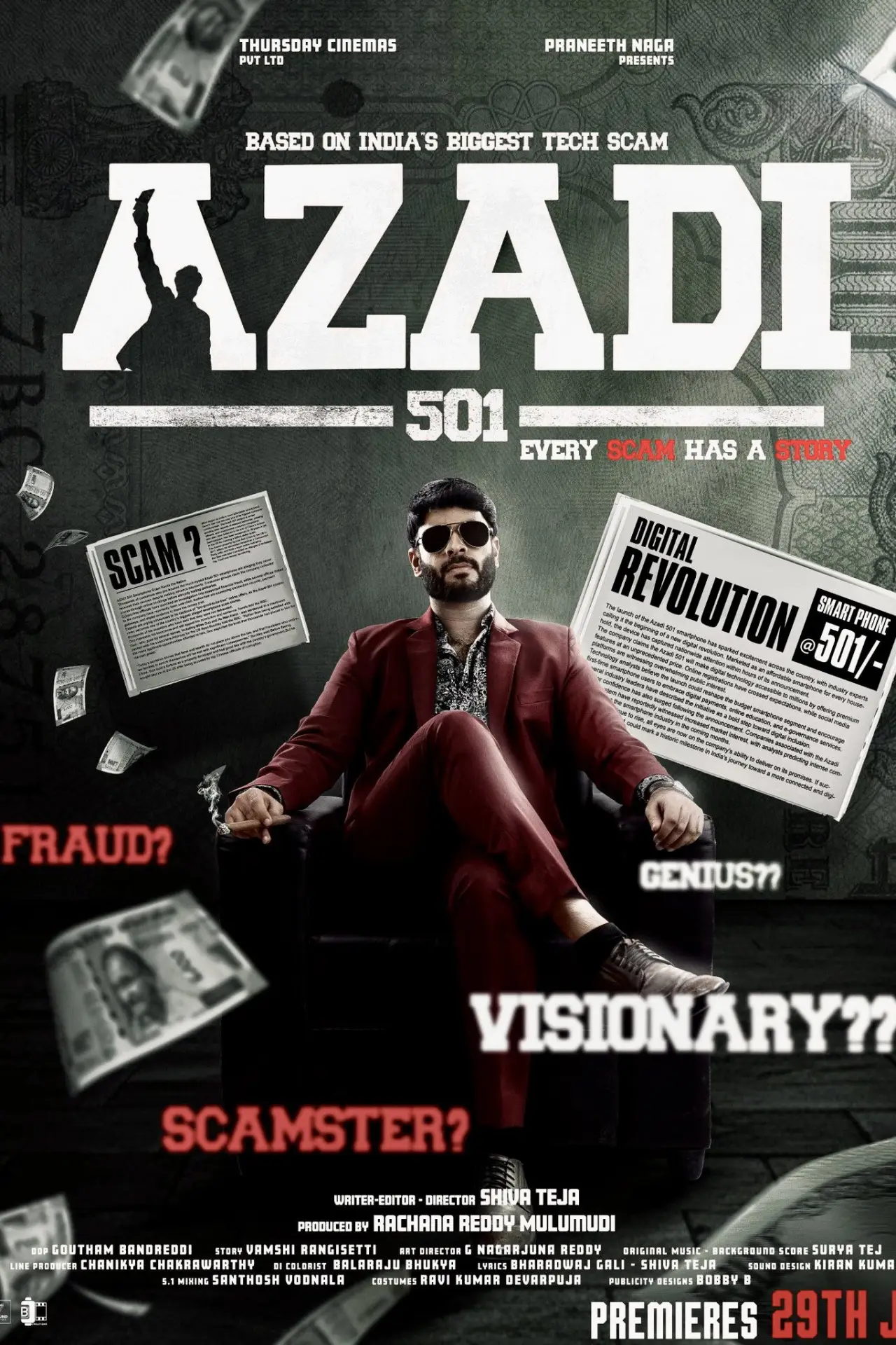 Plakat serialu "Azadi 501"