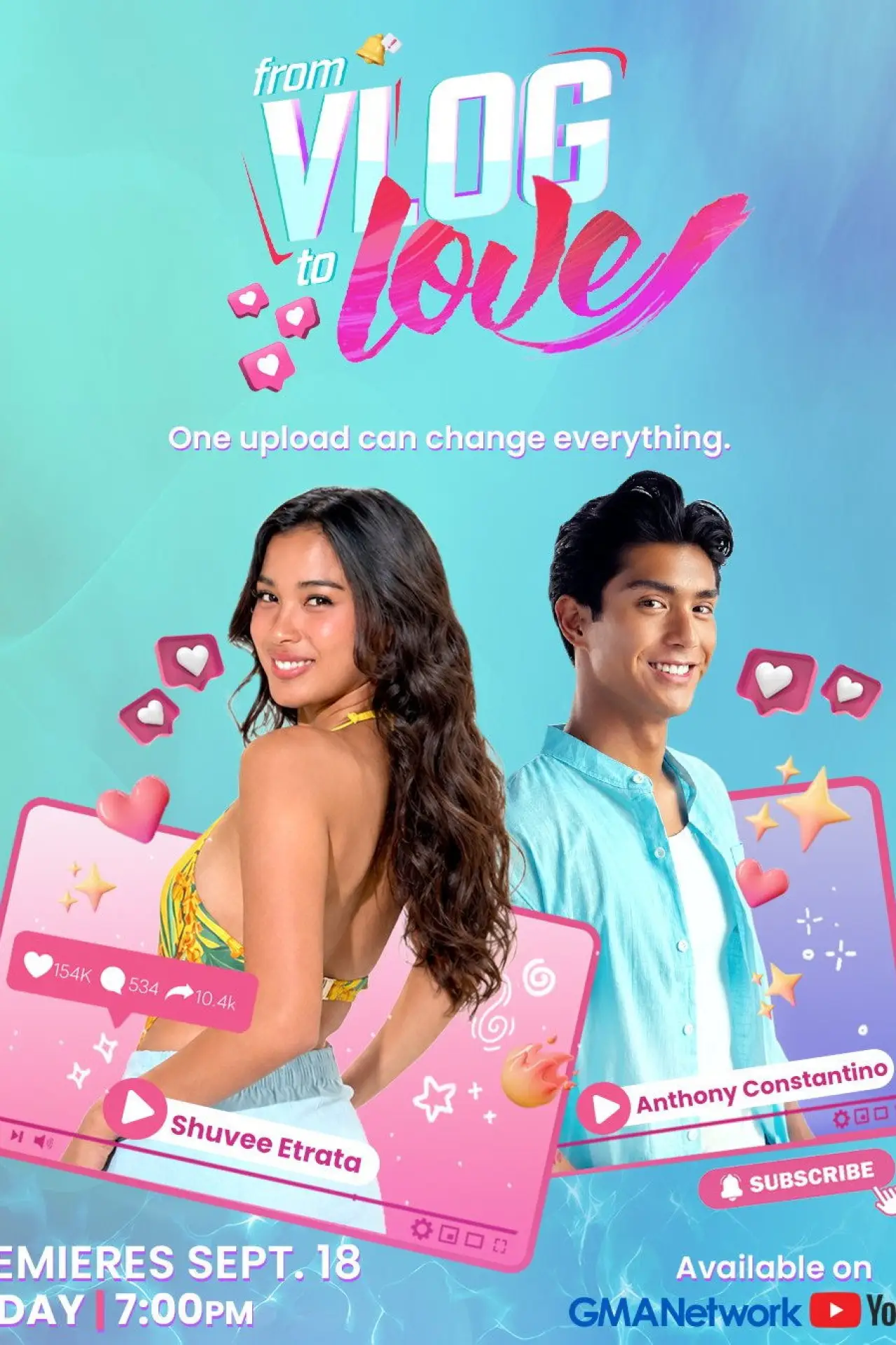 Plakat serialu "From Vlog to Love"