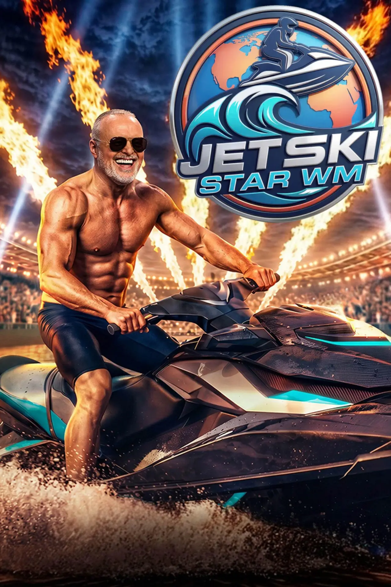 Plakat serialu "Jetski Star WM"