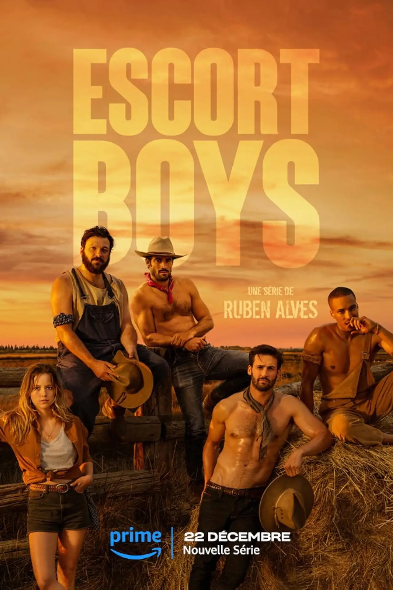 Plakat serialu "Escort Boys"