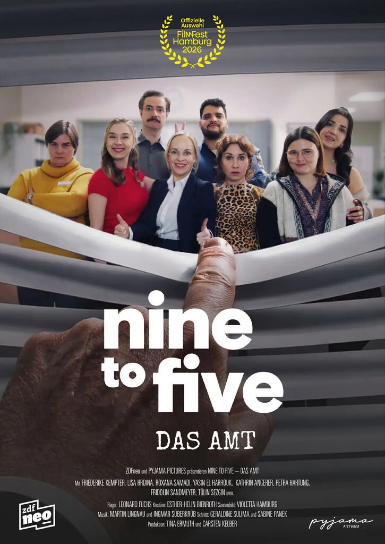 Plakat serialu "Nine to Five - Das Amt"