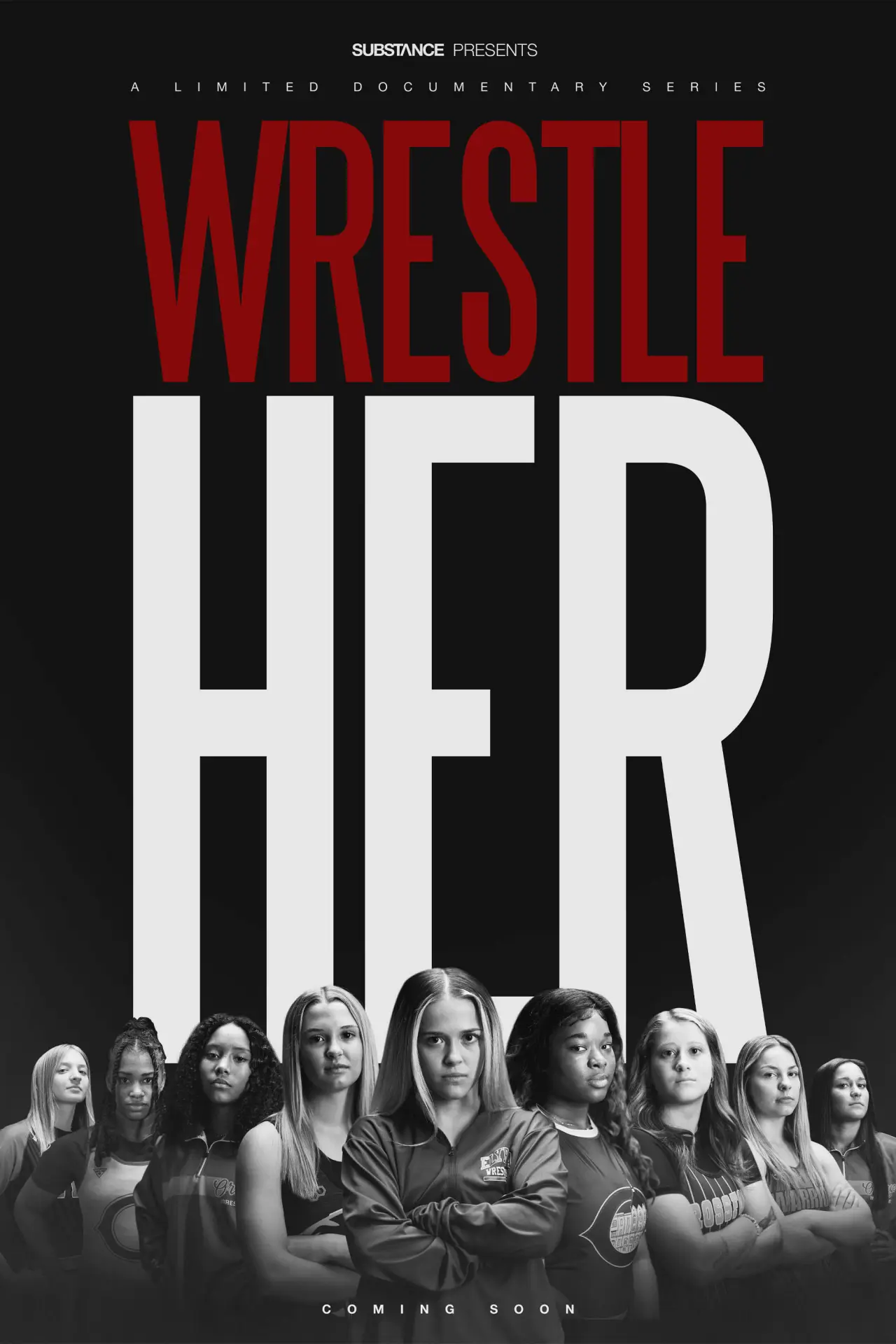 Plakat serialu "WrestleHer"