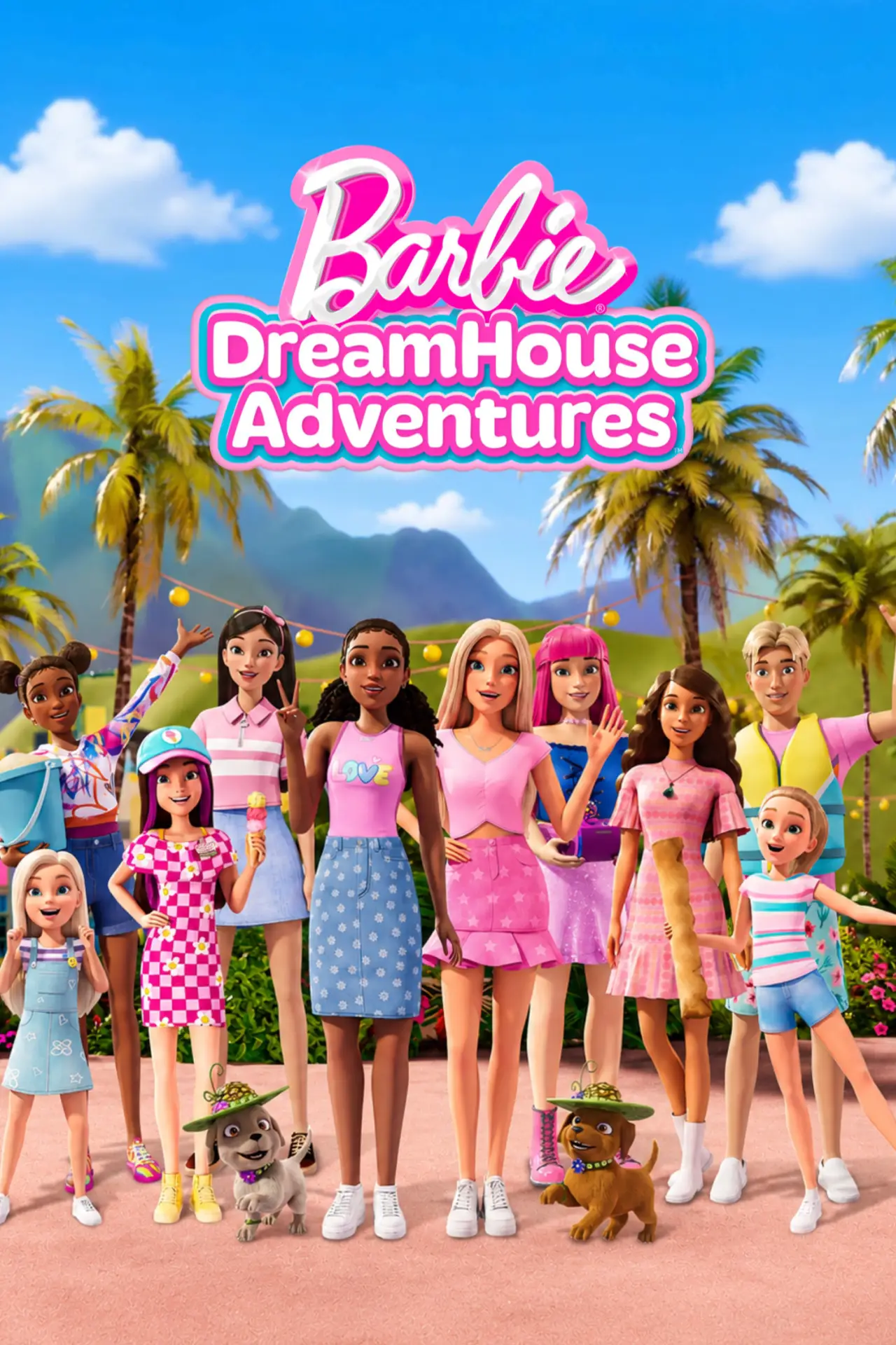 Plakat serialu "Barbie: Dreamhouse Adventures"