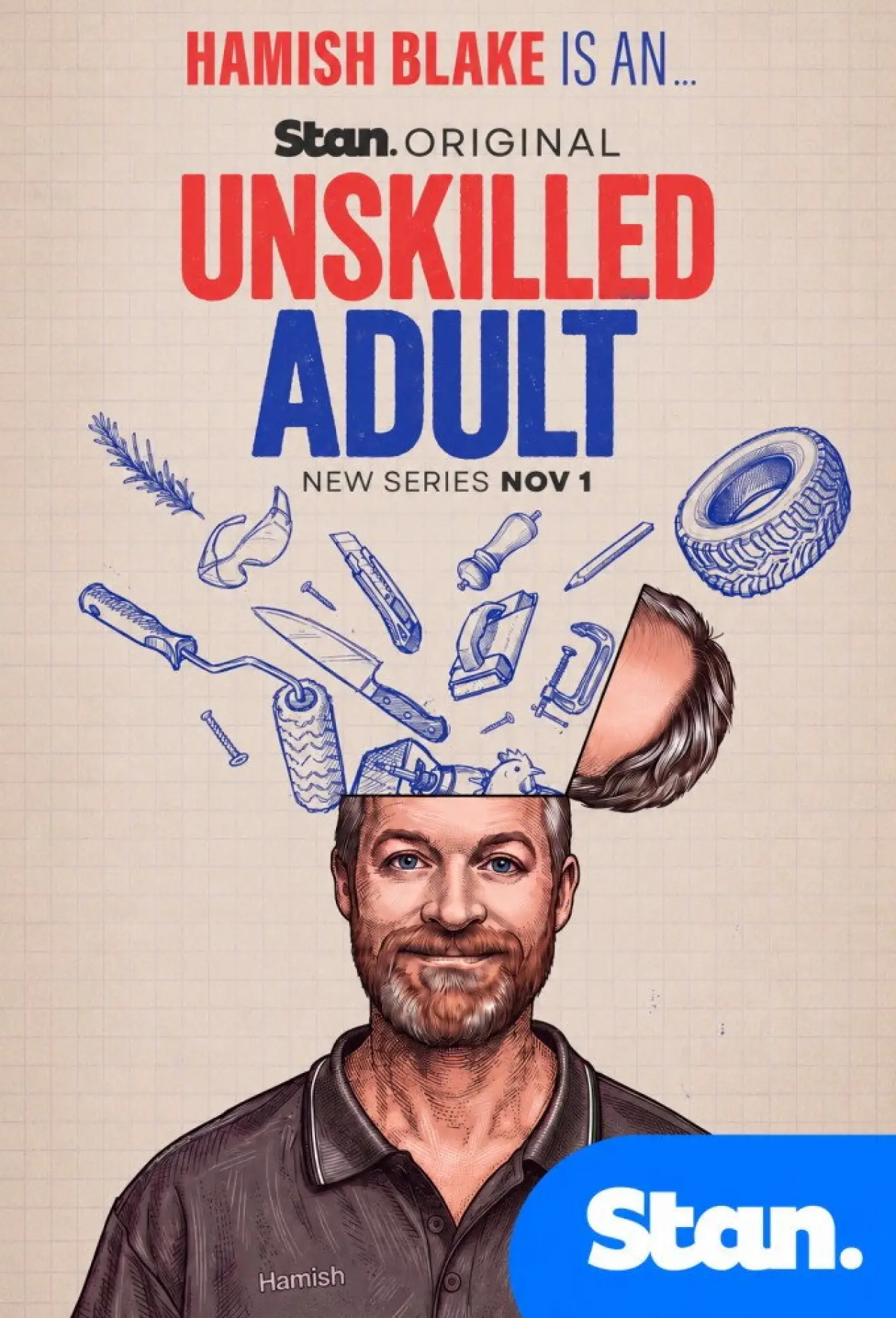 Plakat serialu "Unskilled Adult"