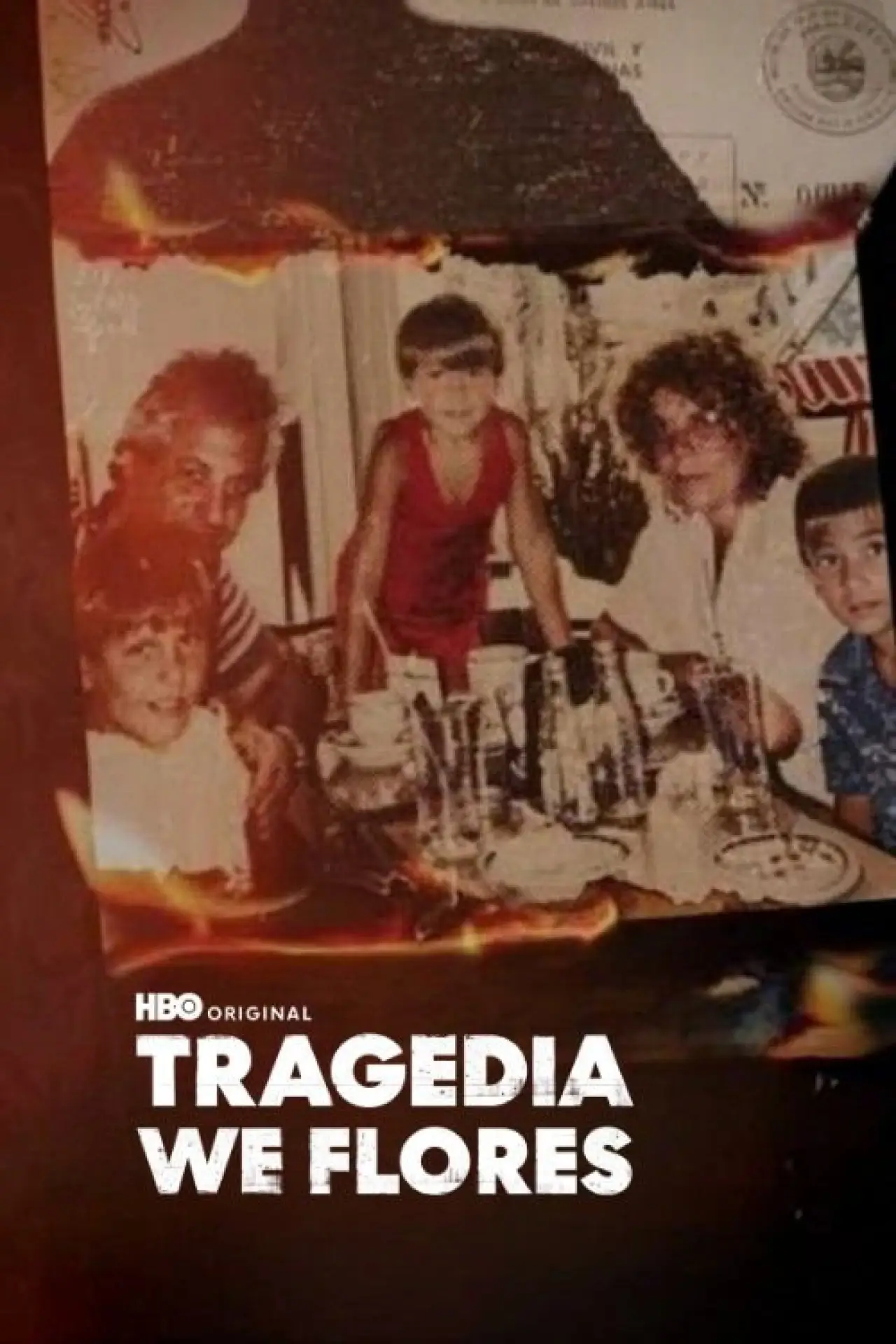 Plakat serialu "Tragedia we Flores"