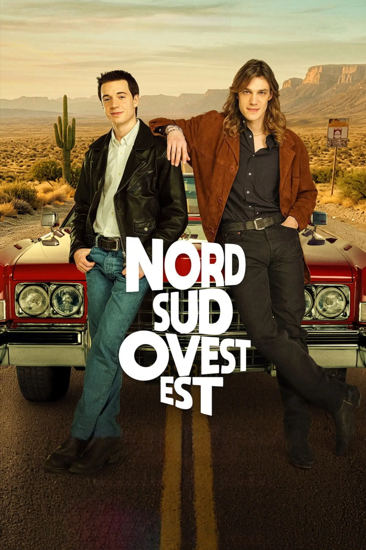 Plakat serialu "Nord Sud Ovest Est: La leggendaria storia degli 883"