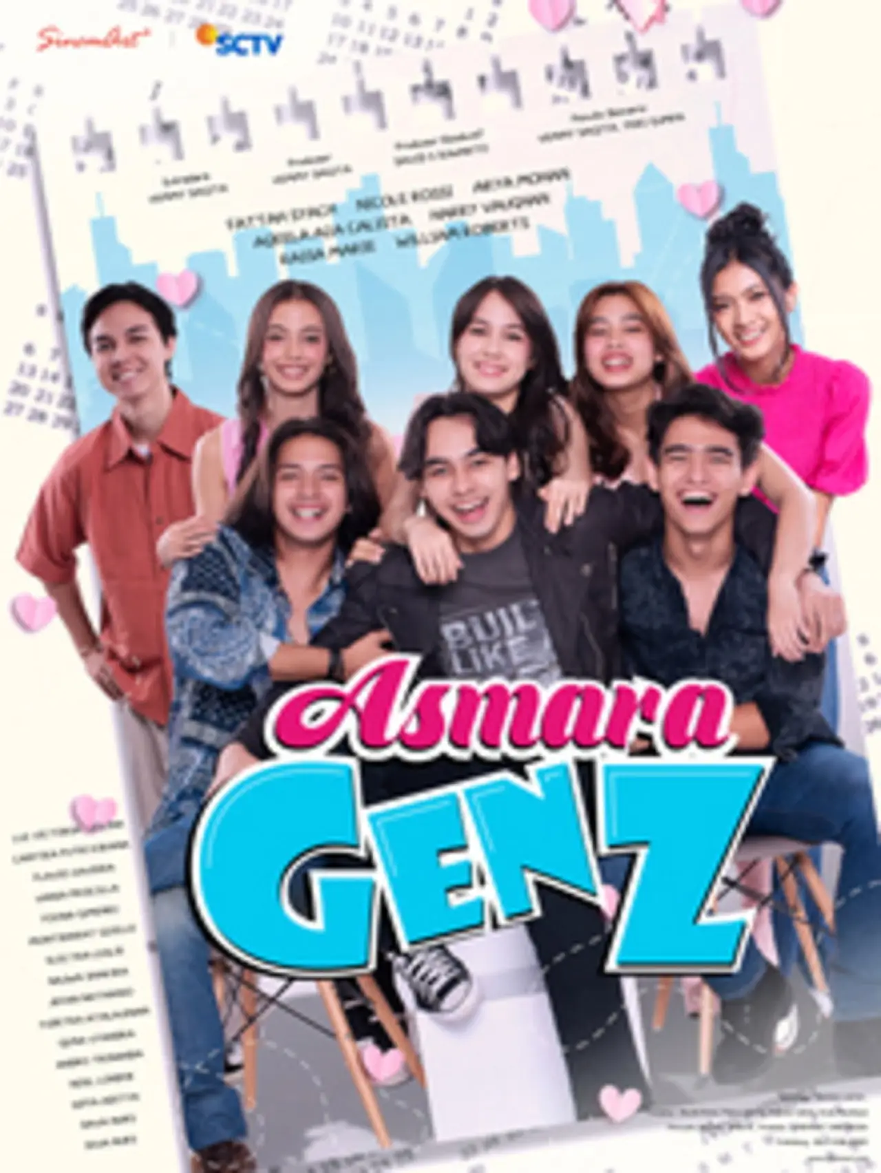 Plakat serialu "Asmara Gen Z Nowa Era"