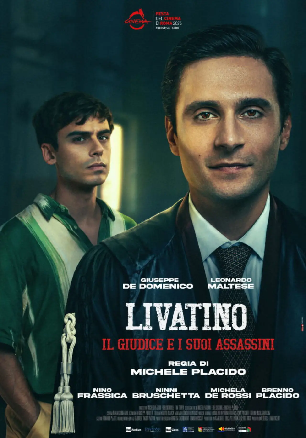Plakat serialu "Livatino - Il giudice e i suoi assassini"