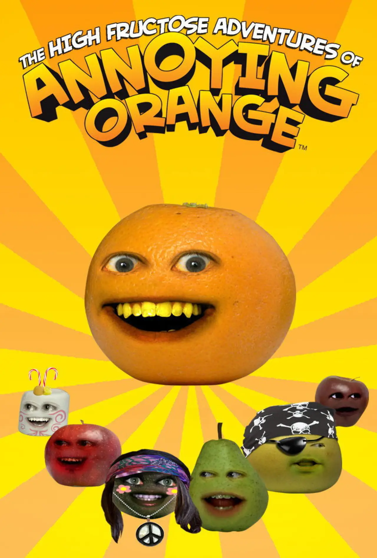 Постер к сериалу "The High Fructose Adventures of Annoying Orange"