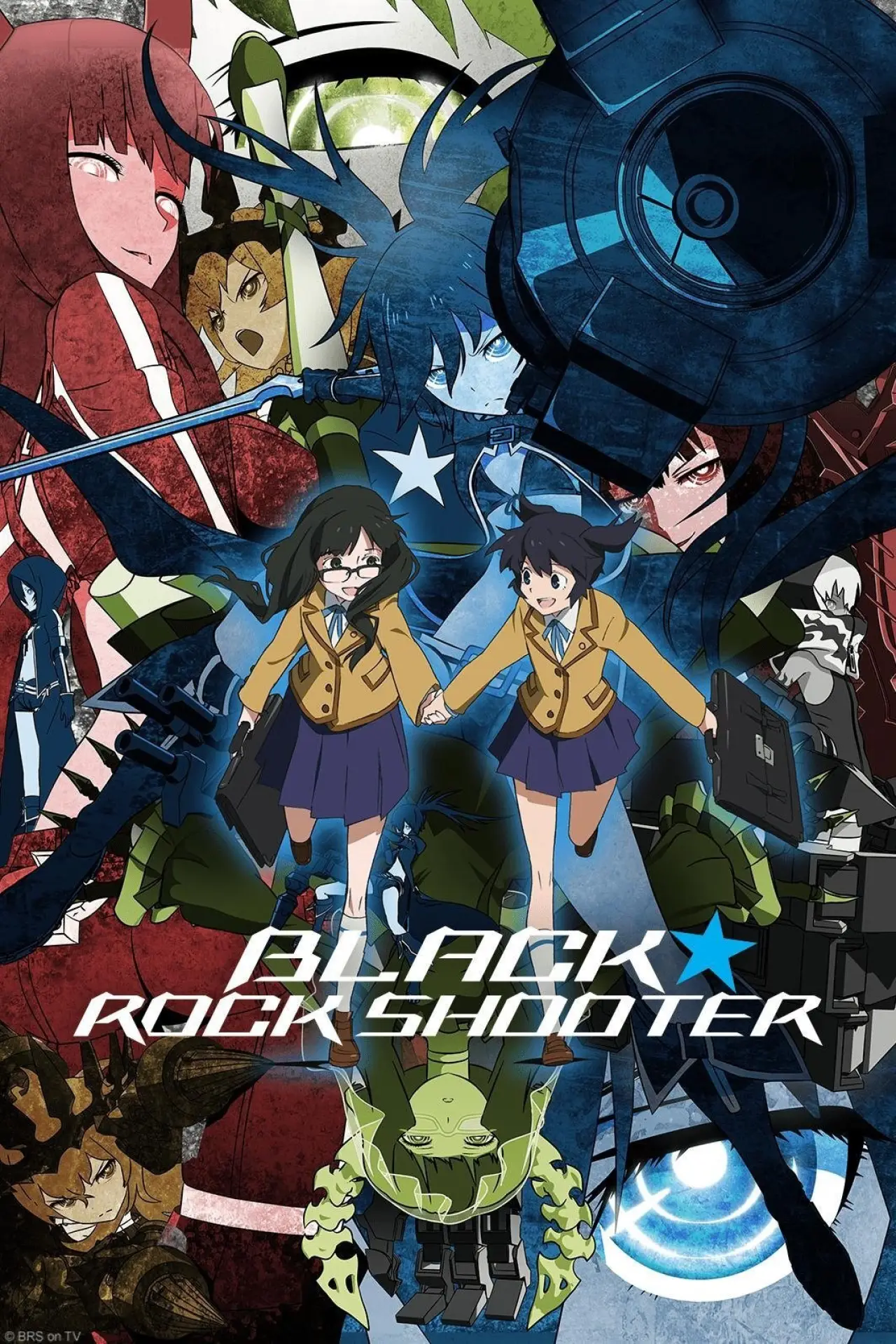 Plakat serialu "Black★Rock Shooter"
