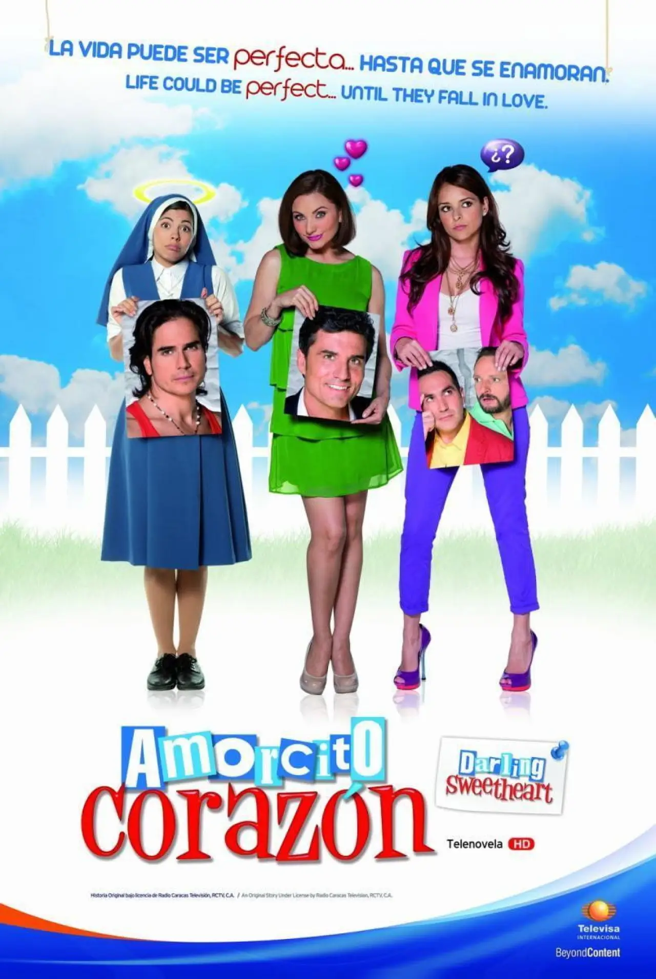 Plakat serialu "Amorcito Corazón"