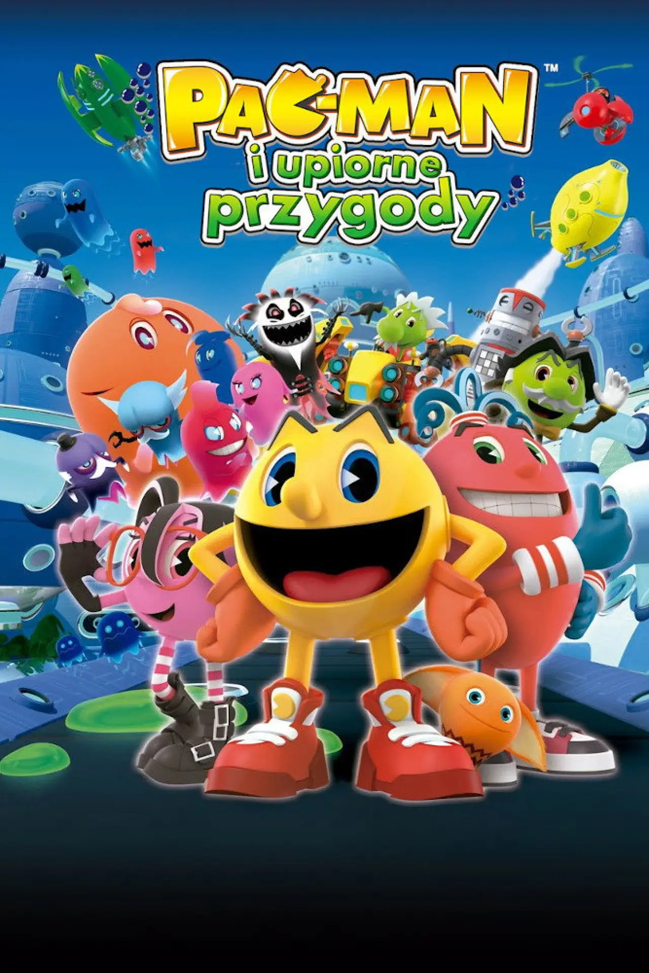 Plakat serialu "Pac-Man i upiorne przygody"