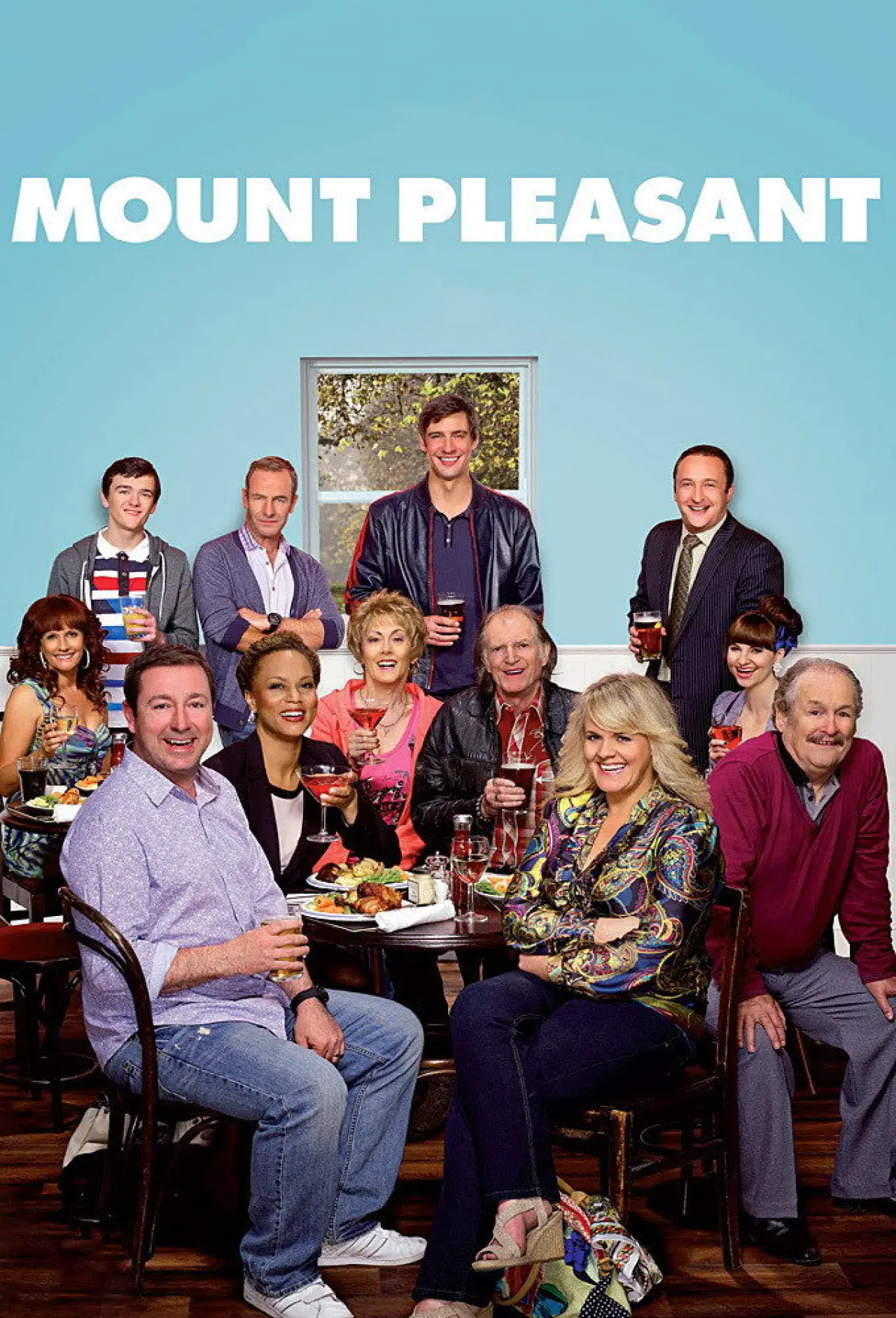 Plakat serialu "Mount Pleasant"