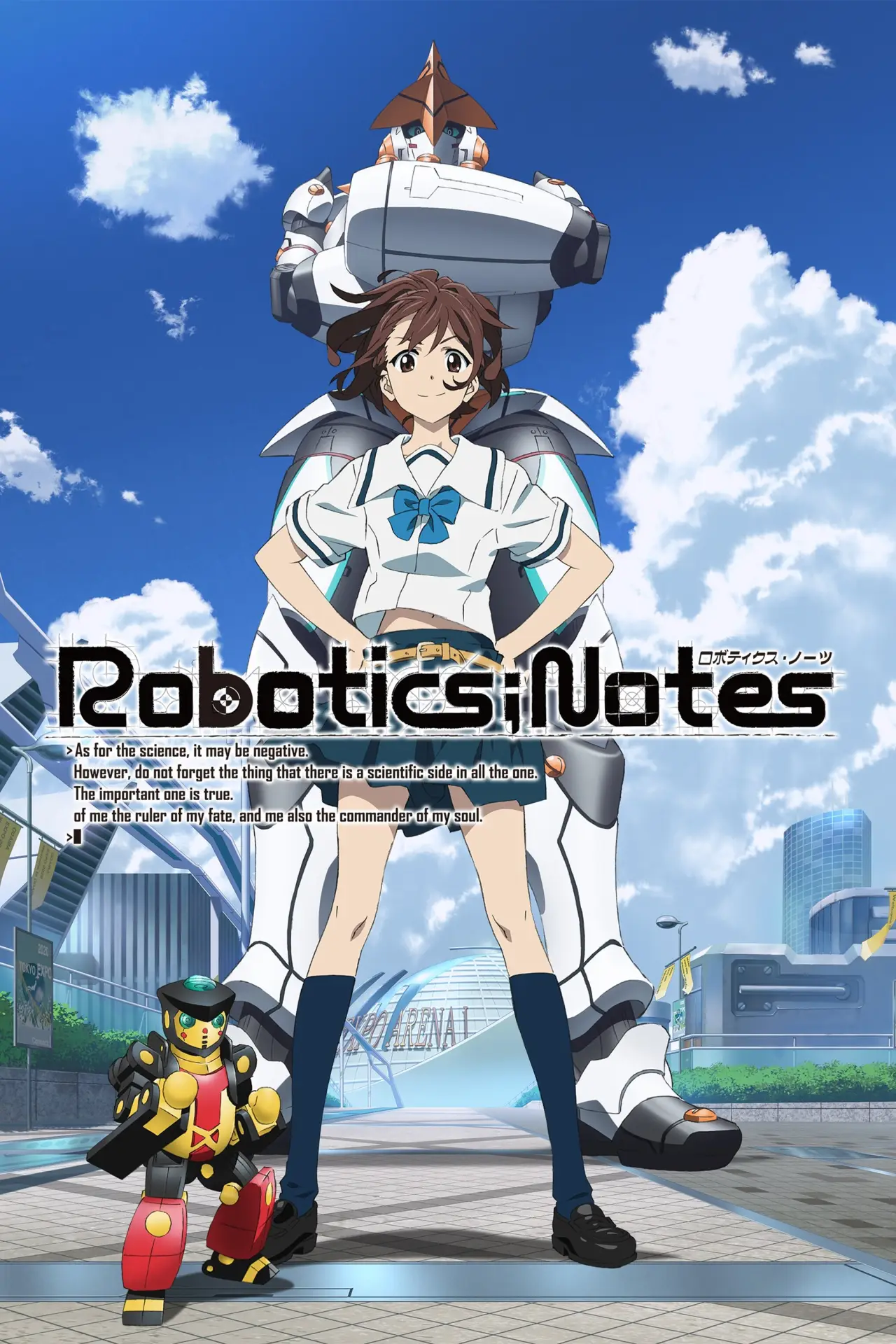 Plakat serialu "Robotics;Notes"