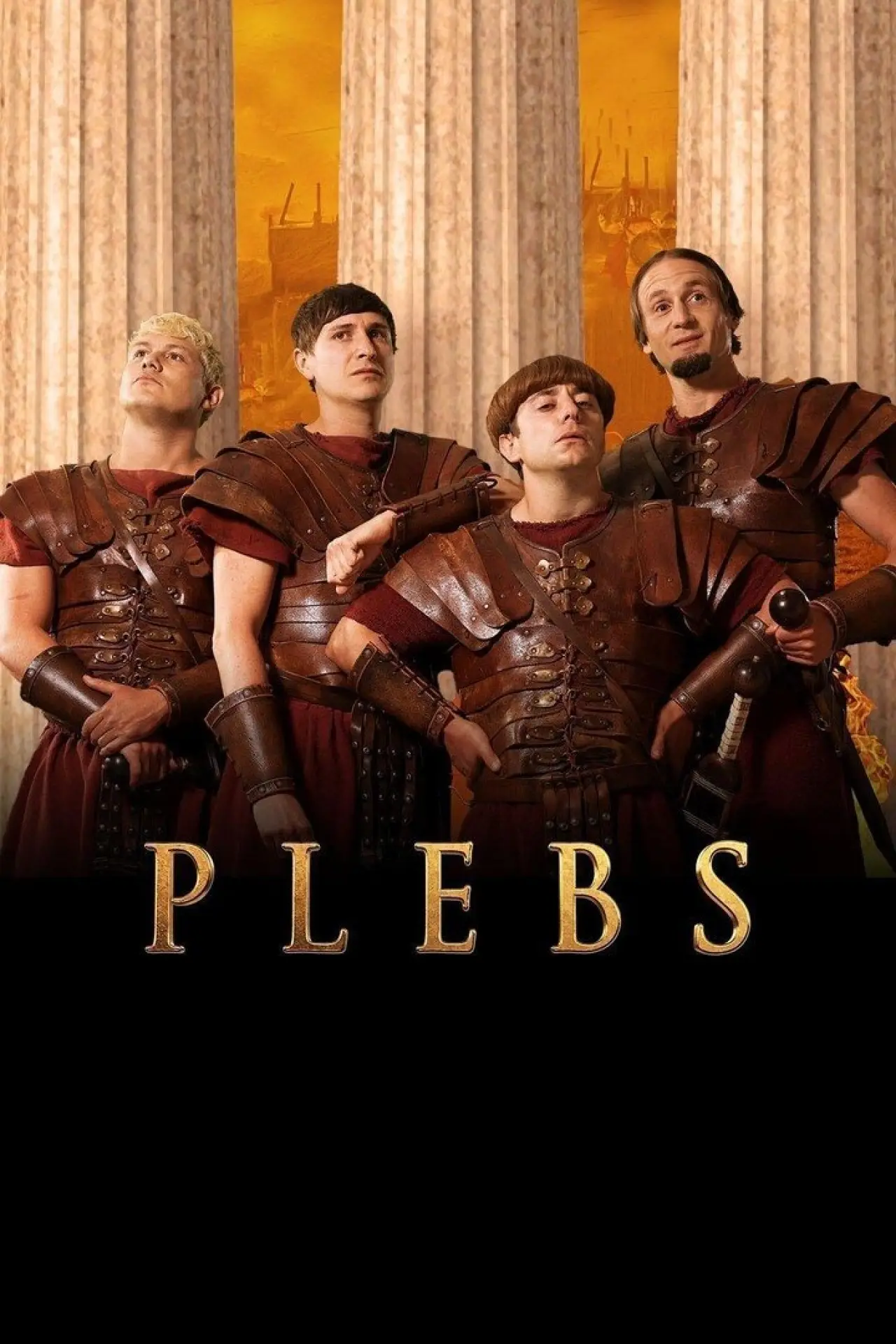Plakat serialu "Plebs"