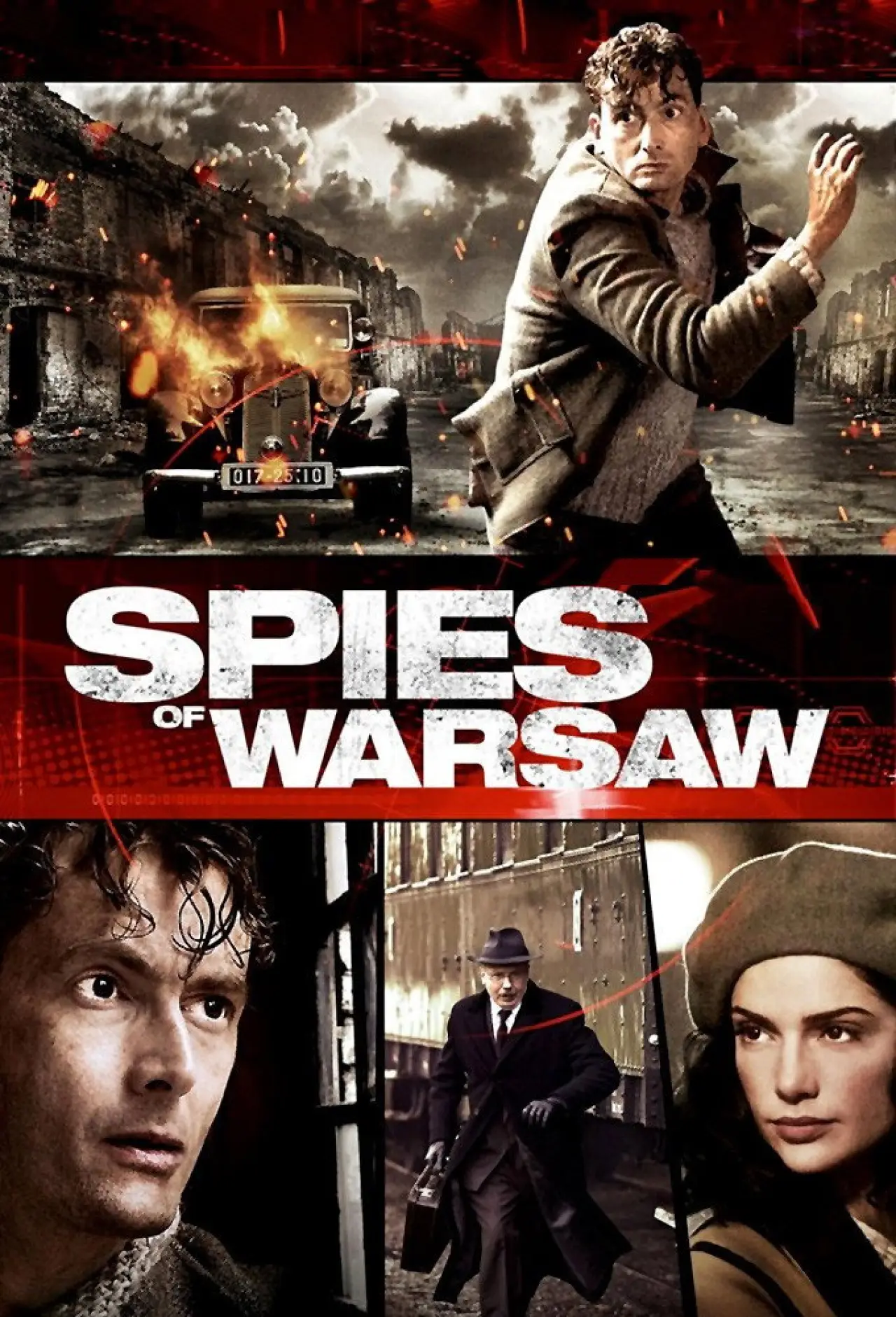 Plakat serialu "Szpiedzy w Warszawie"