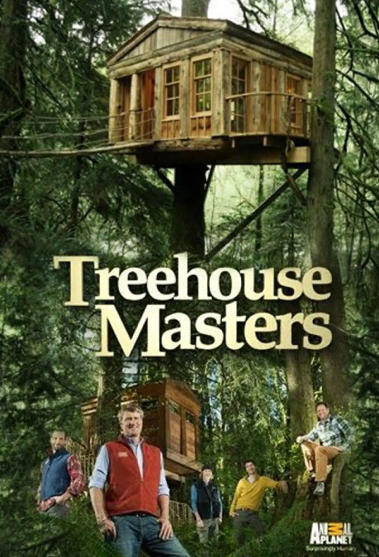 Plakat serialu "Treehouse Masters"