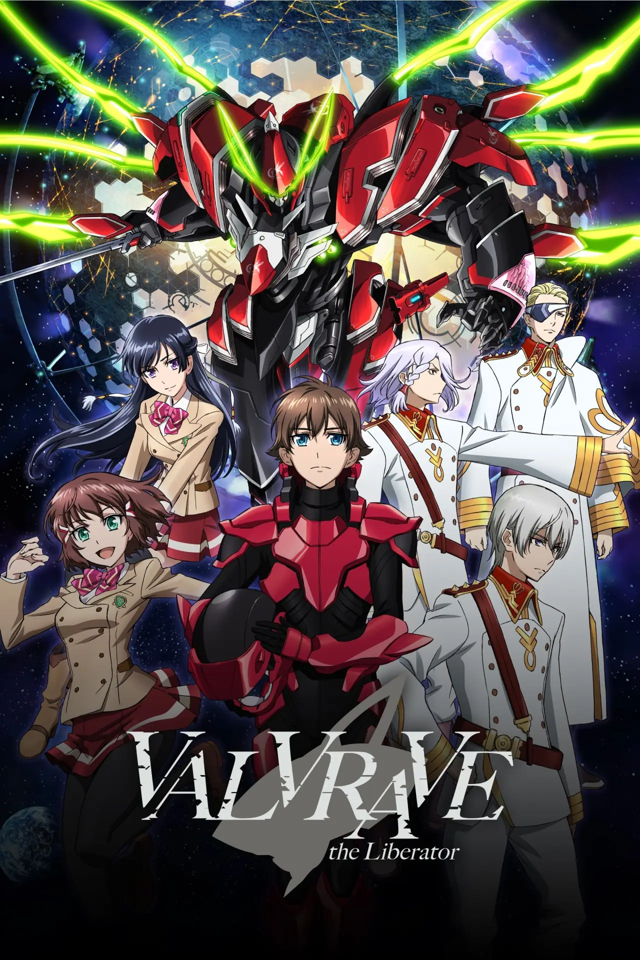 Plakat serialu "Kakumeiki Valvrave"