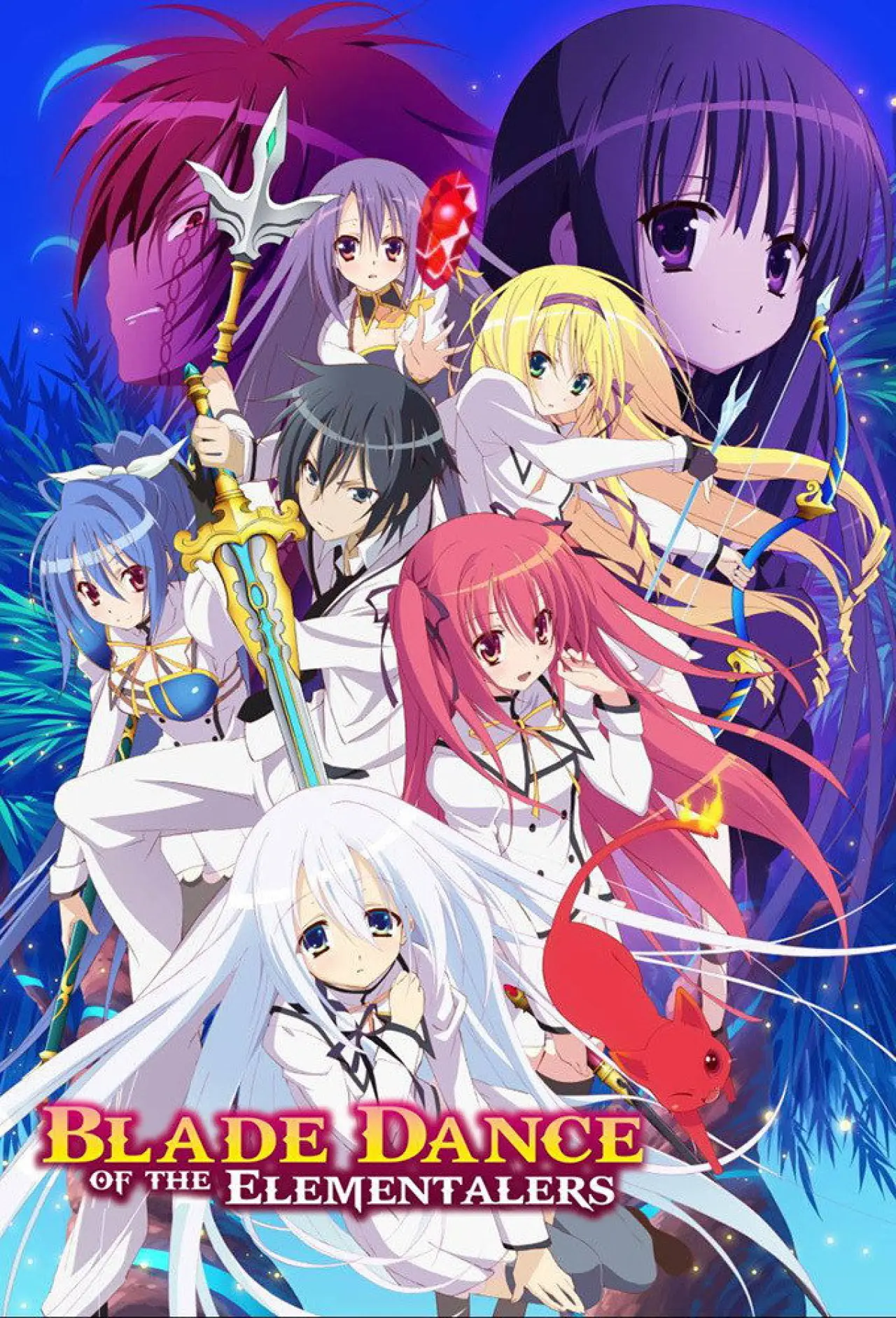 Plakat serialu "Seirei Tsukai no Blade Dance"