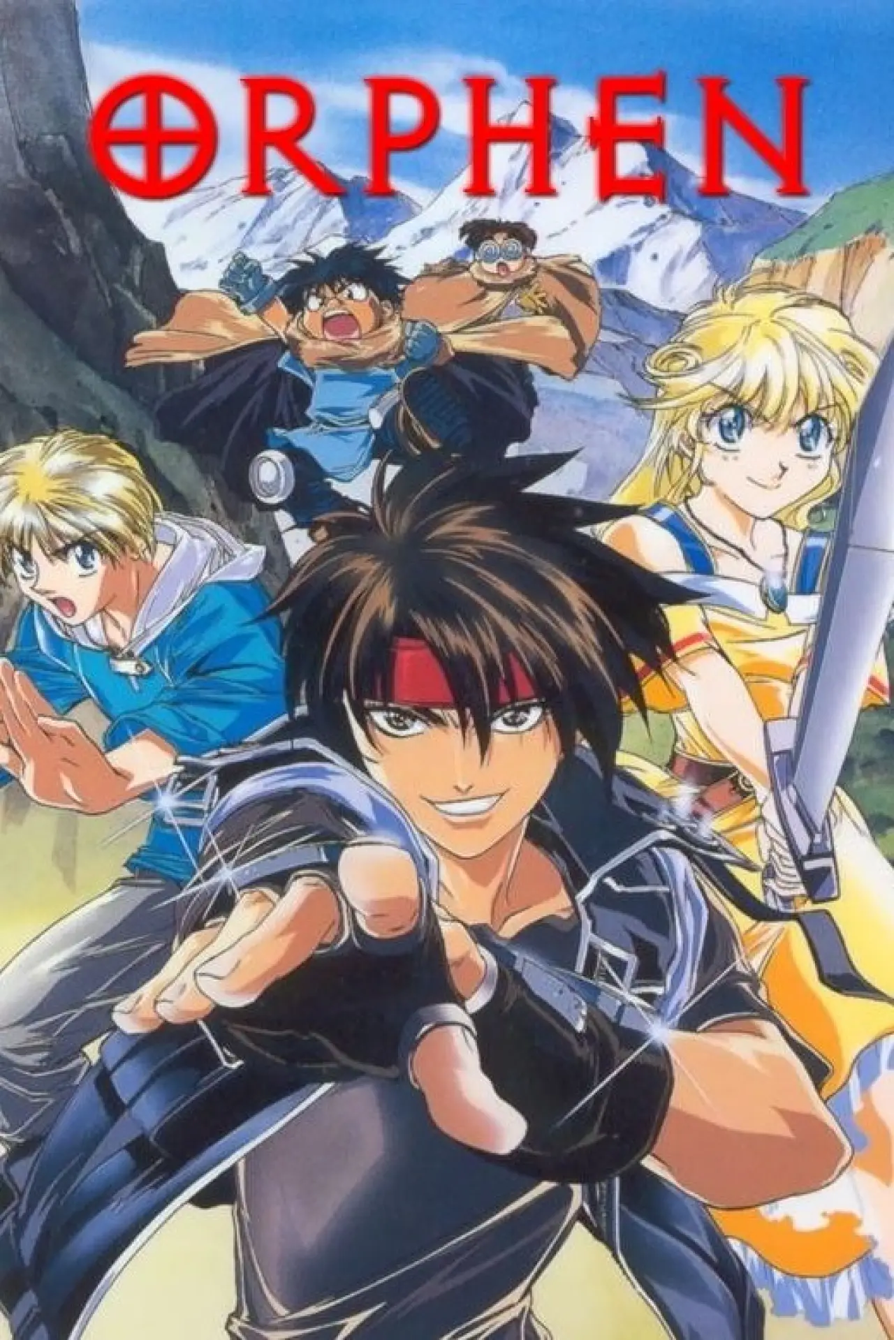 Plakat serialu "Orphen"