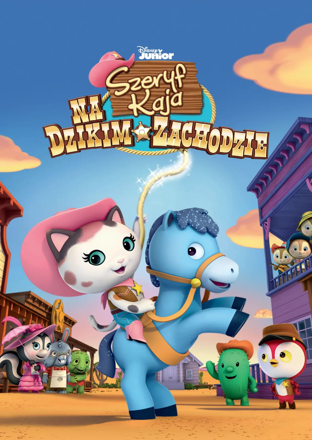 Постер к сериалу "Szeryf Kaja na Dzikim Zachodzie"