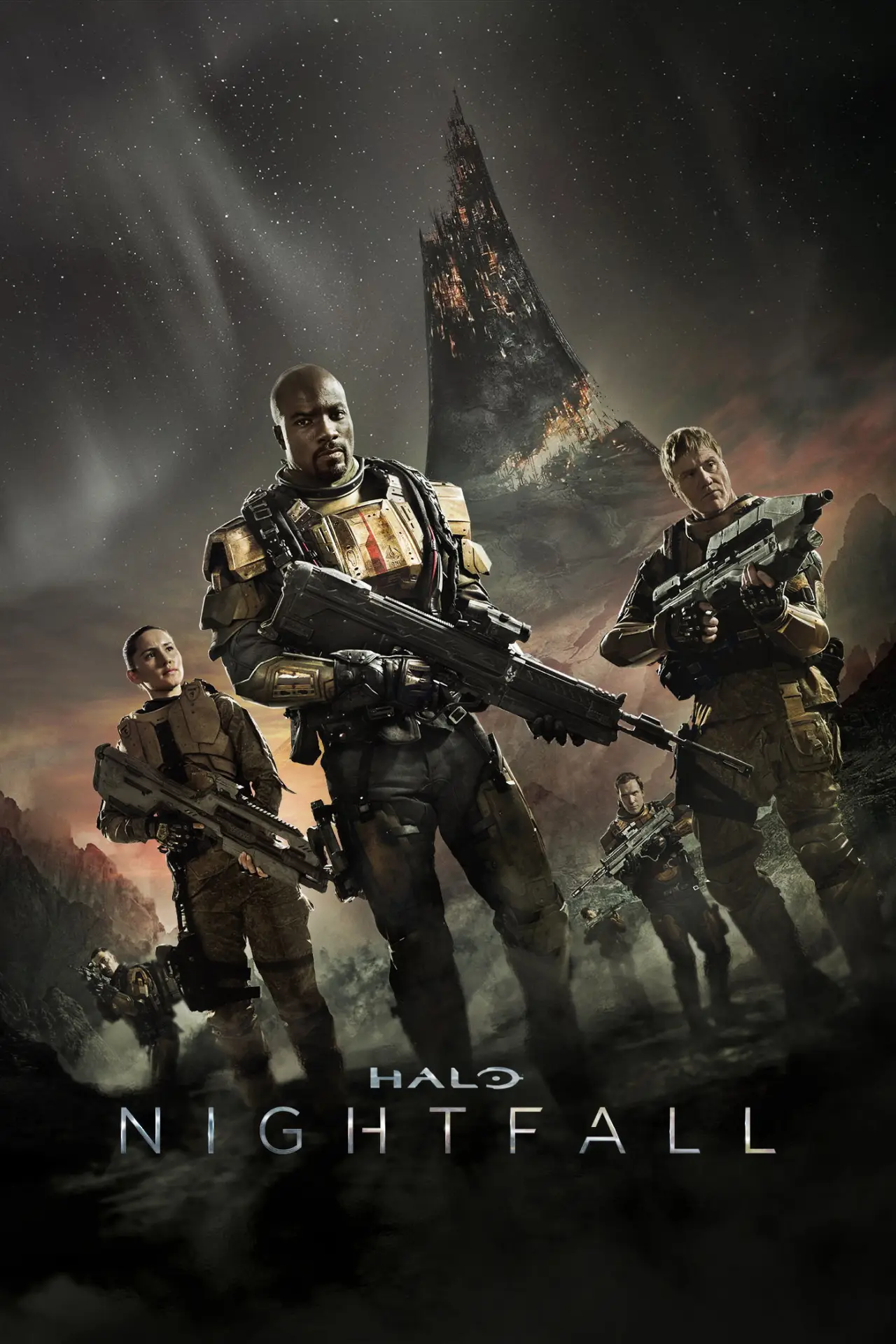 Plakat serialu "Halo: Nightfall"
