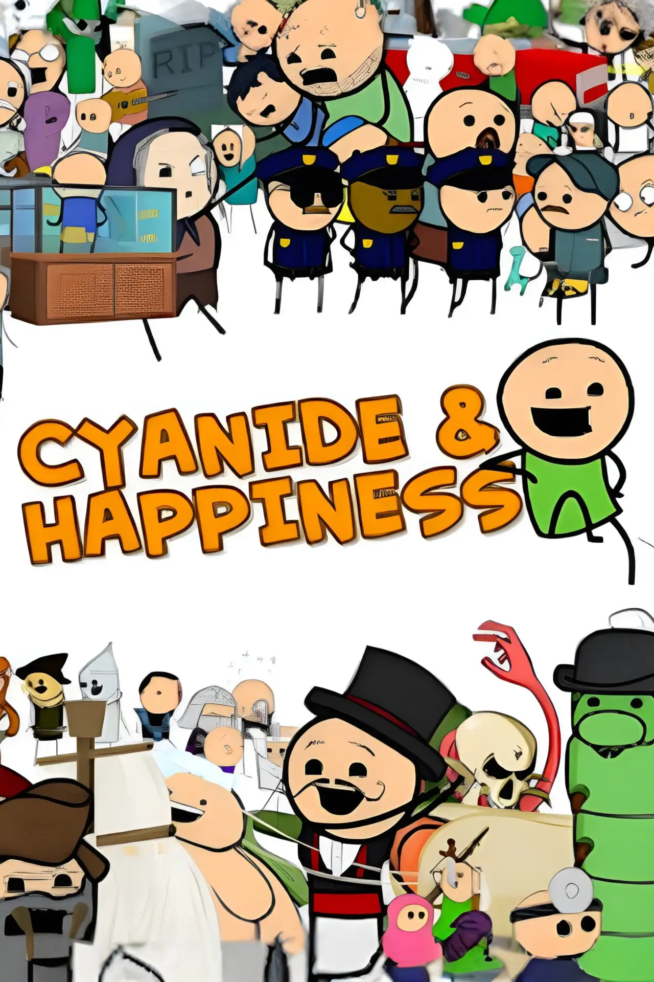 Plakat serialu "The Cyanide & Happiness Show"