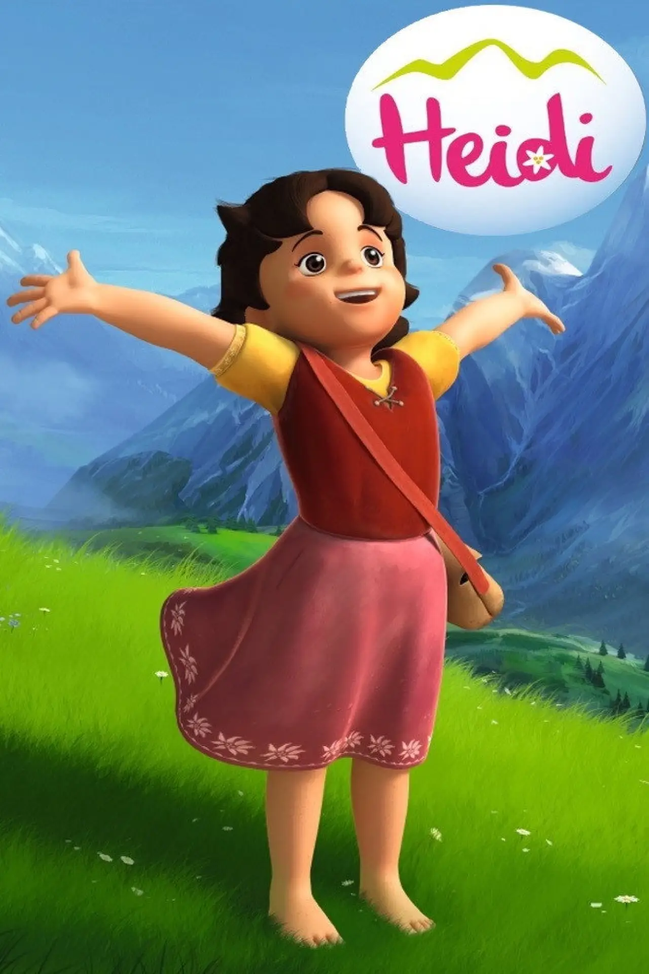 Plakat serialu "Heidi"