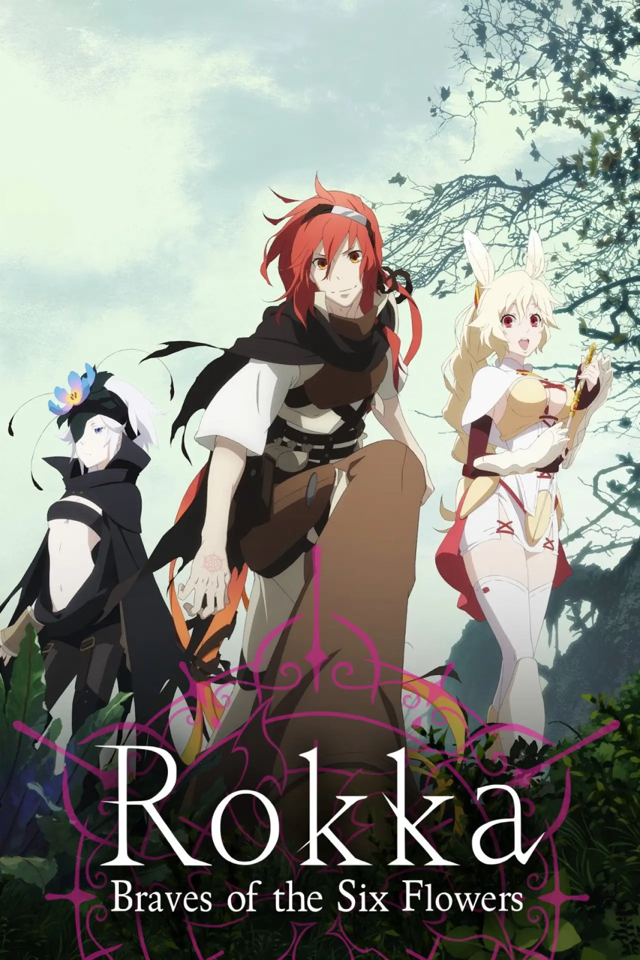 Plakat serialu "Rokka no Yuusha"