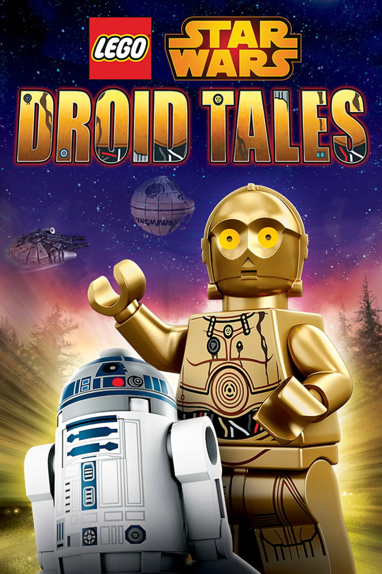 Plakat serialu "LEGO Gwiezdne wojny: Opowieści droidów"