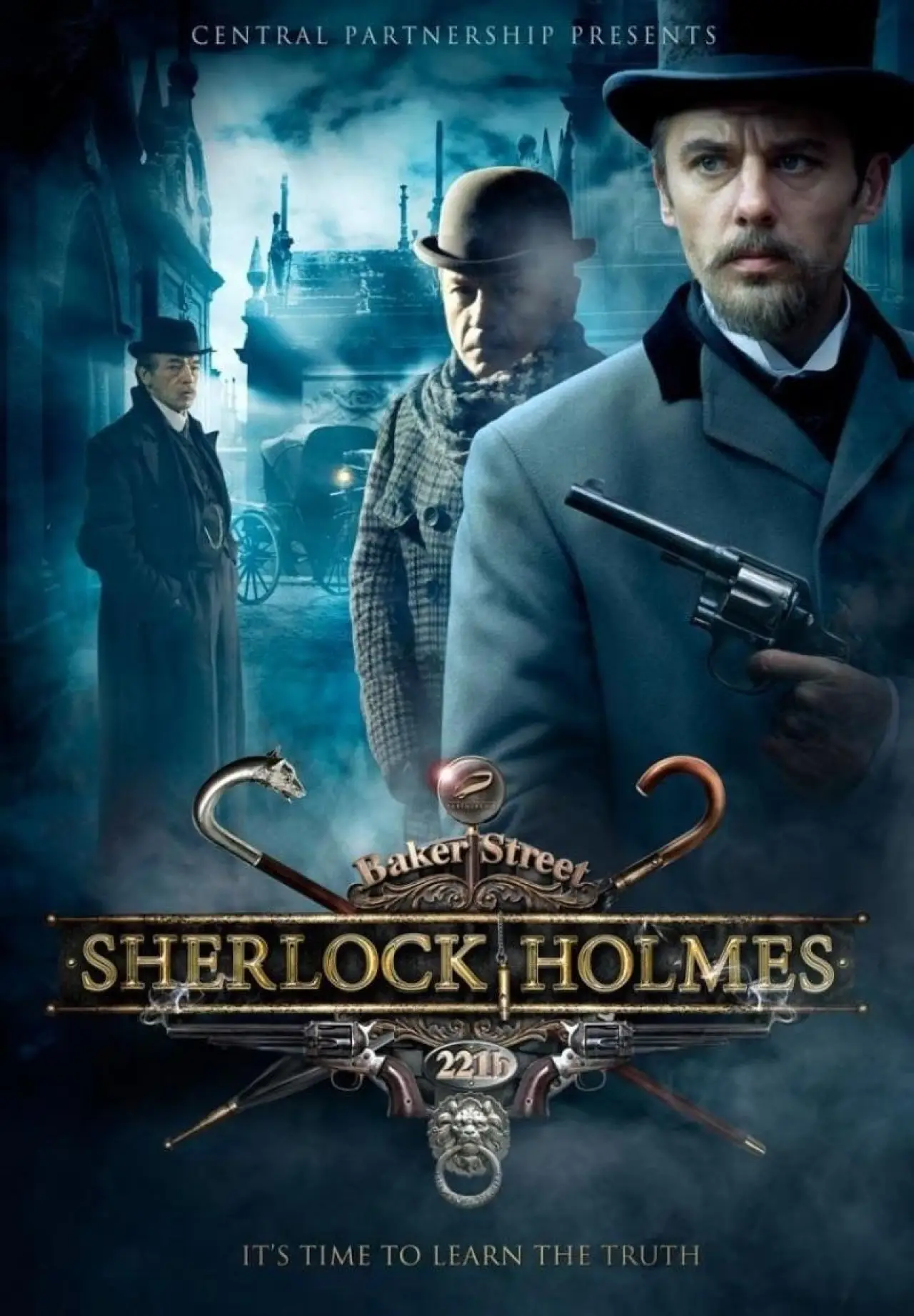 Plakat serialu "Sherlock Holmes"