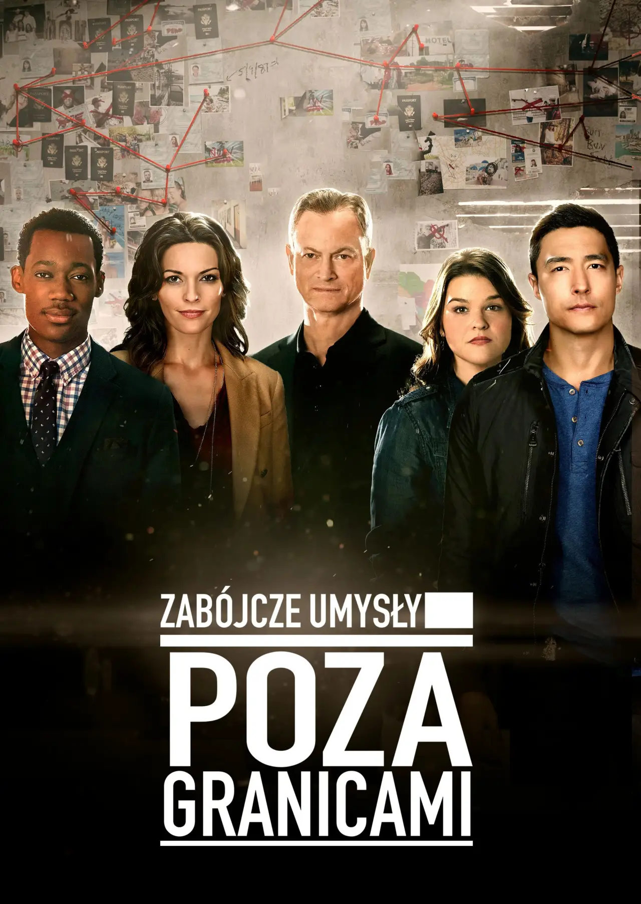 Plakat serialu "Zabójcze umysły: Poza granicami"