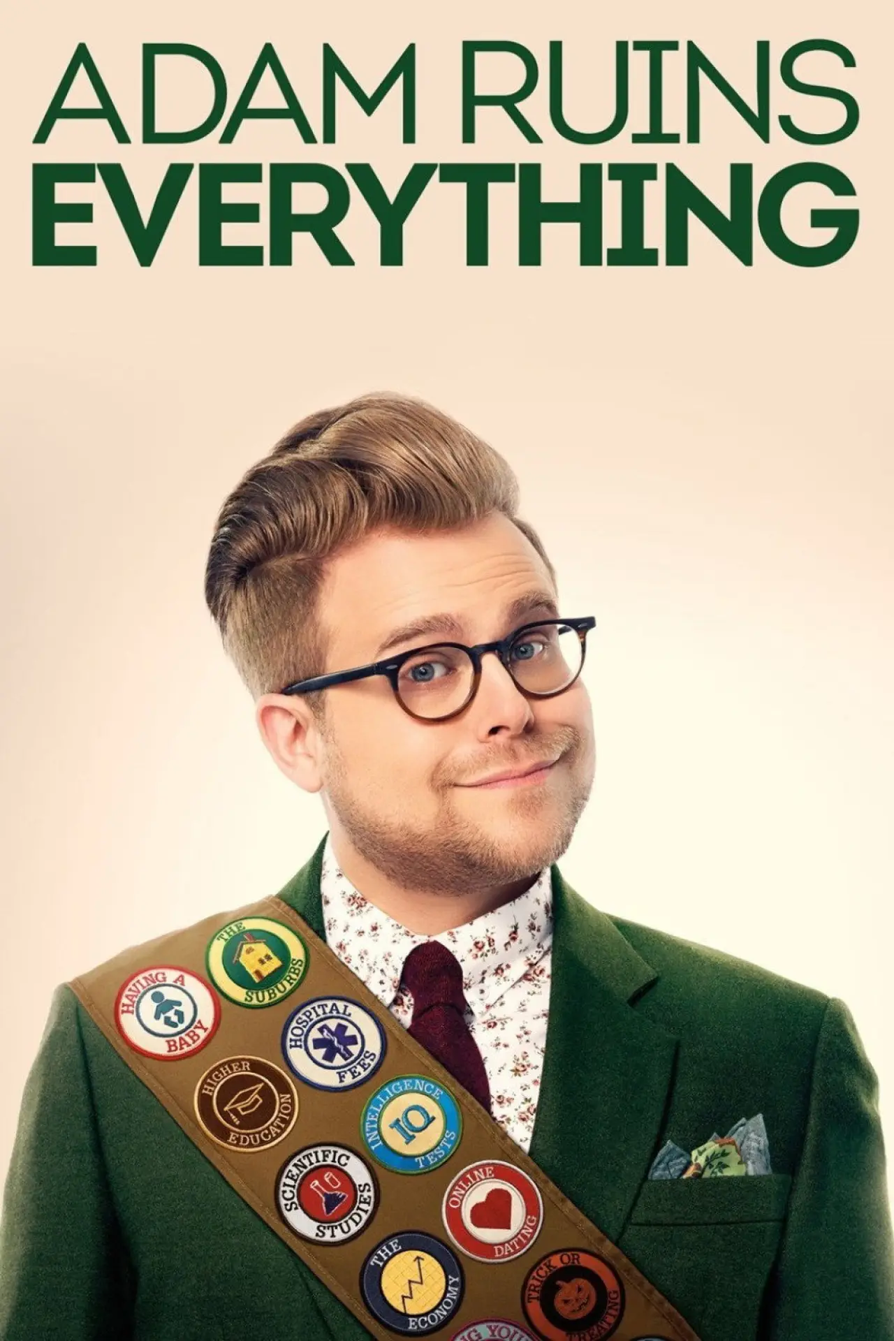 Plakat serialu "Adam Ruins Everything"