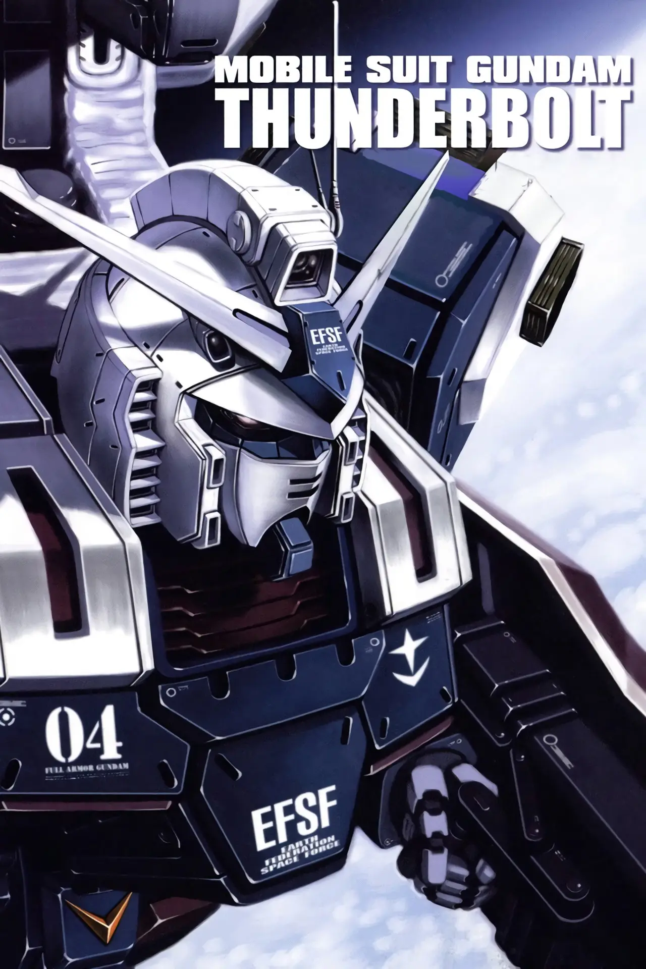 Plakat serialu "Mobile Suit Gundam Thunderbolt"