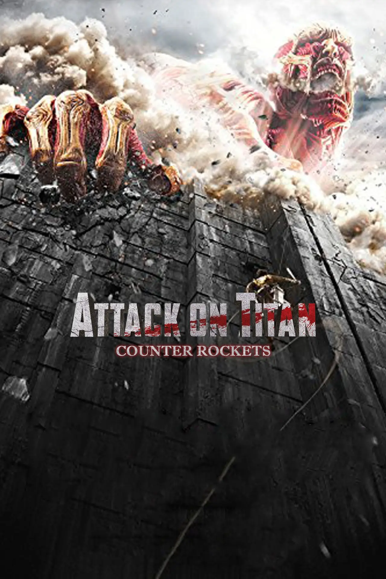 Plakat serialu "Atak Tytanów: Kontrrakiety"