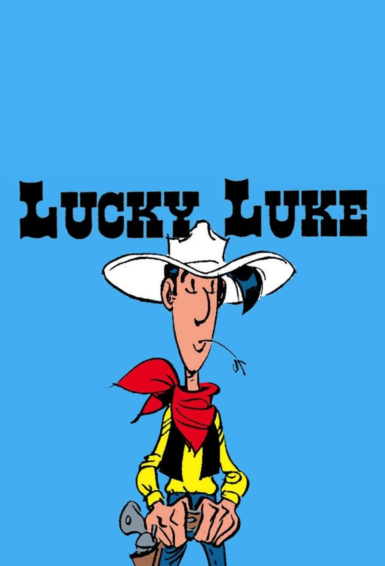 Plakat serialu "Lucky Luke"