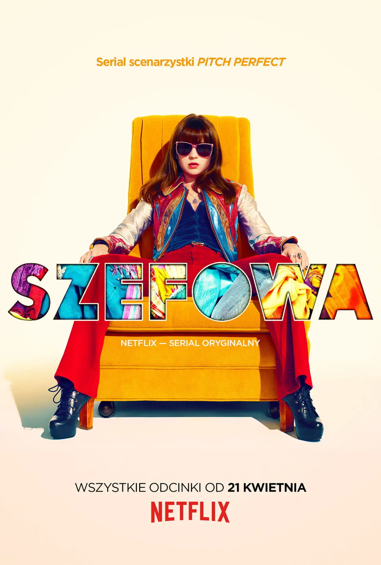 Plakat serialu "Szefowa"