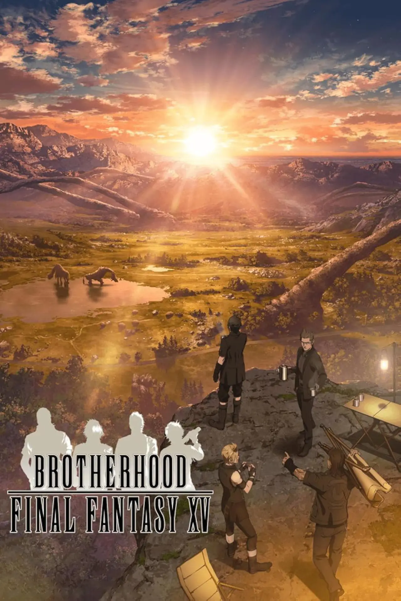 Plakat serialu "Brotherhood: Final Fantasy XV"