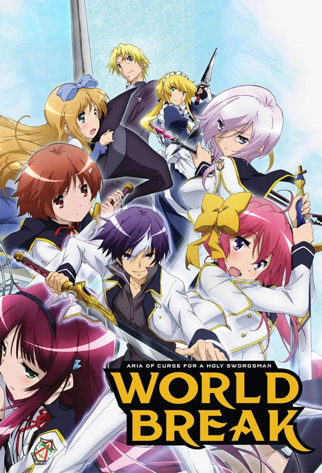 Plakat serialu "Seiken Tsukai no World Break"
