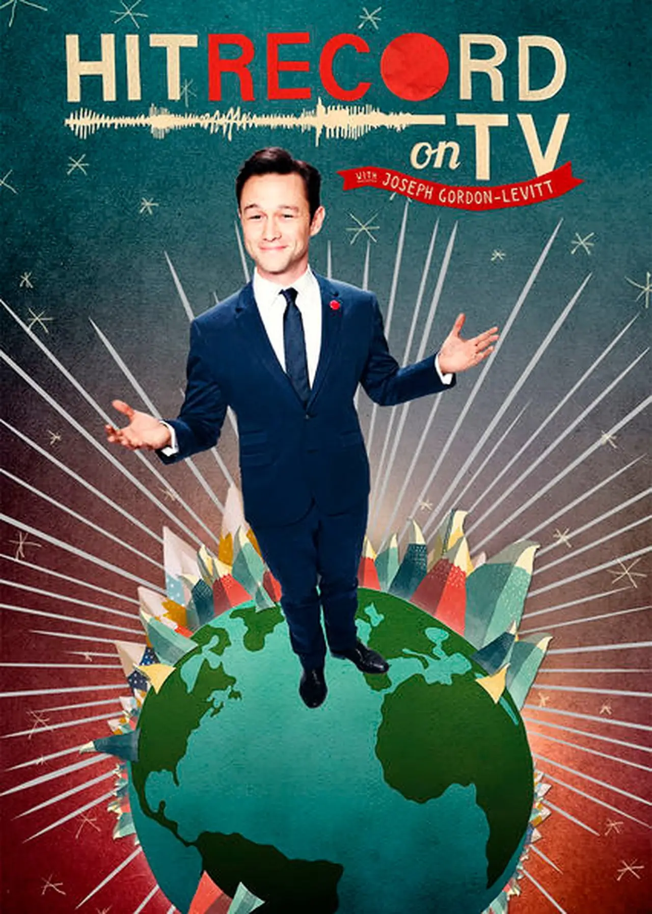 Plakat serialu "HitRECord w TV z Josephem Gordon-Levittem"