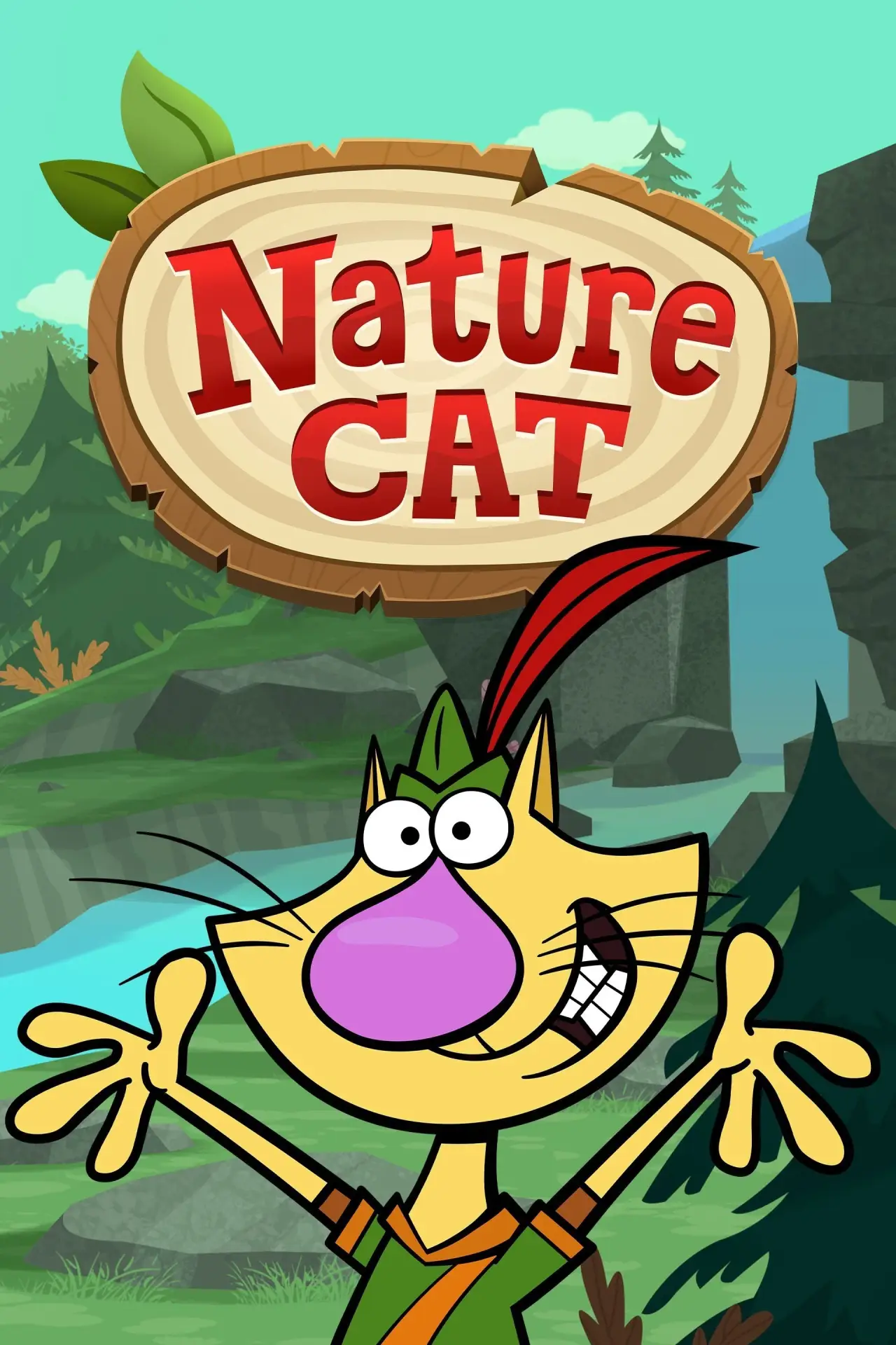 Plakat serialu "Kociak Natura"