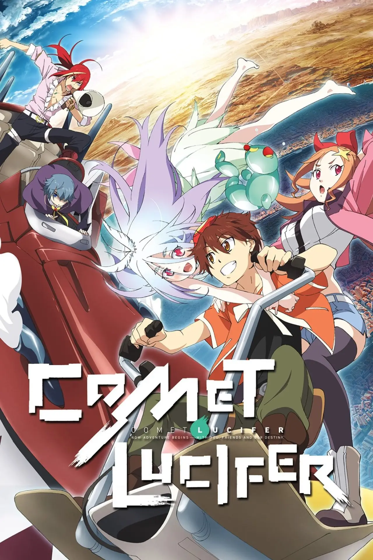 Plakat serialu "Comet Lucifer"
