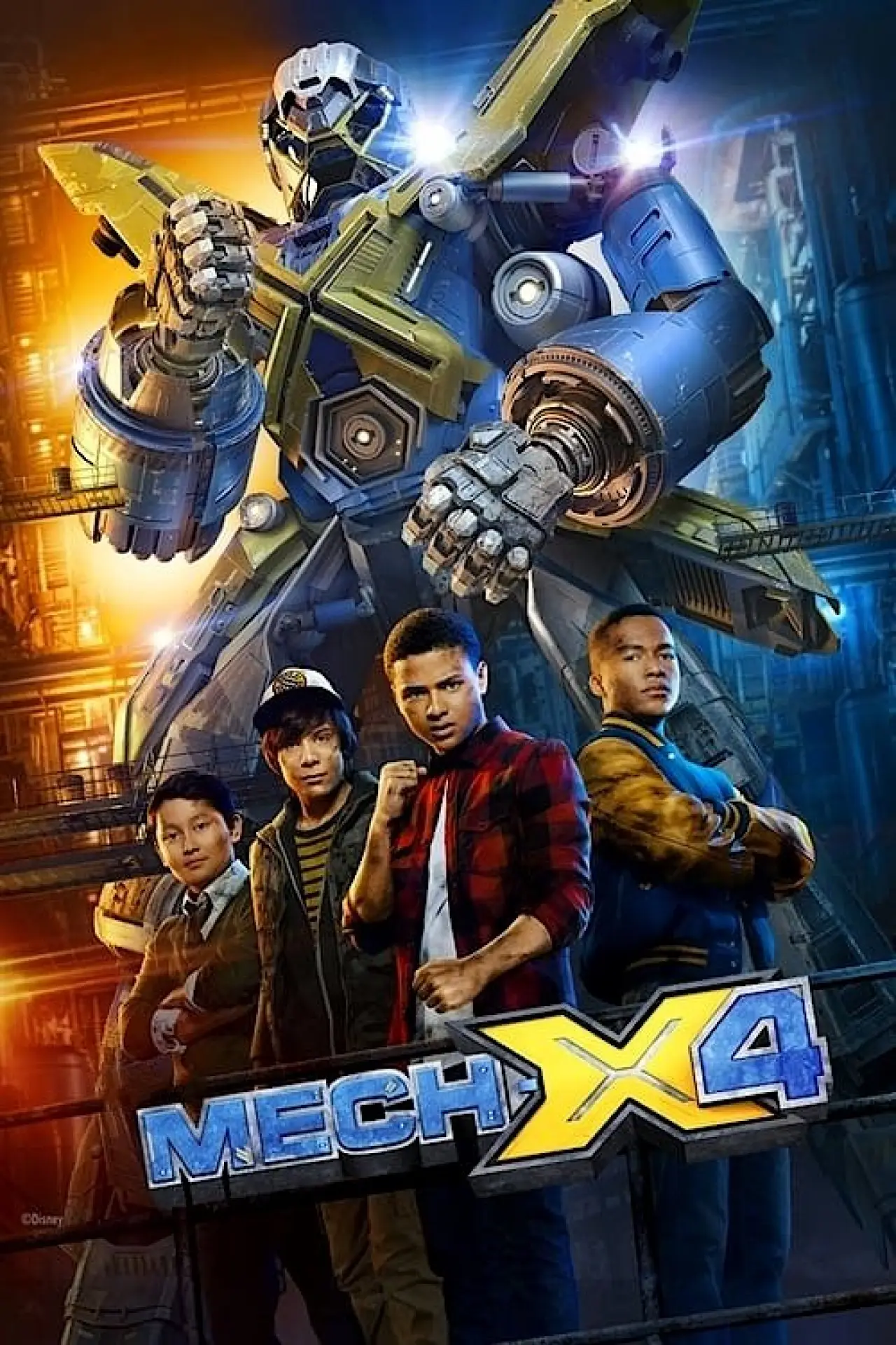 Plakat serialu "MECH-X4"