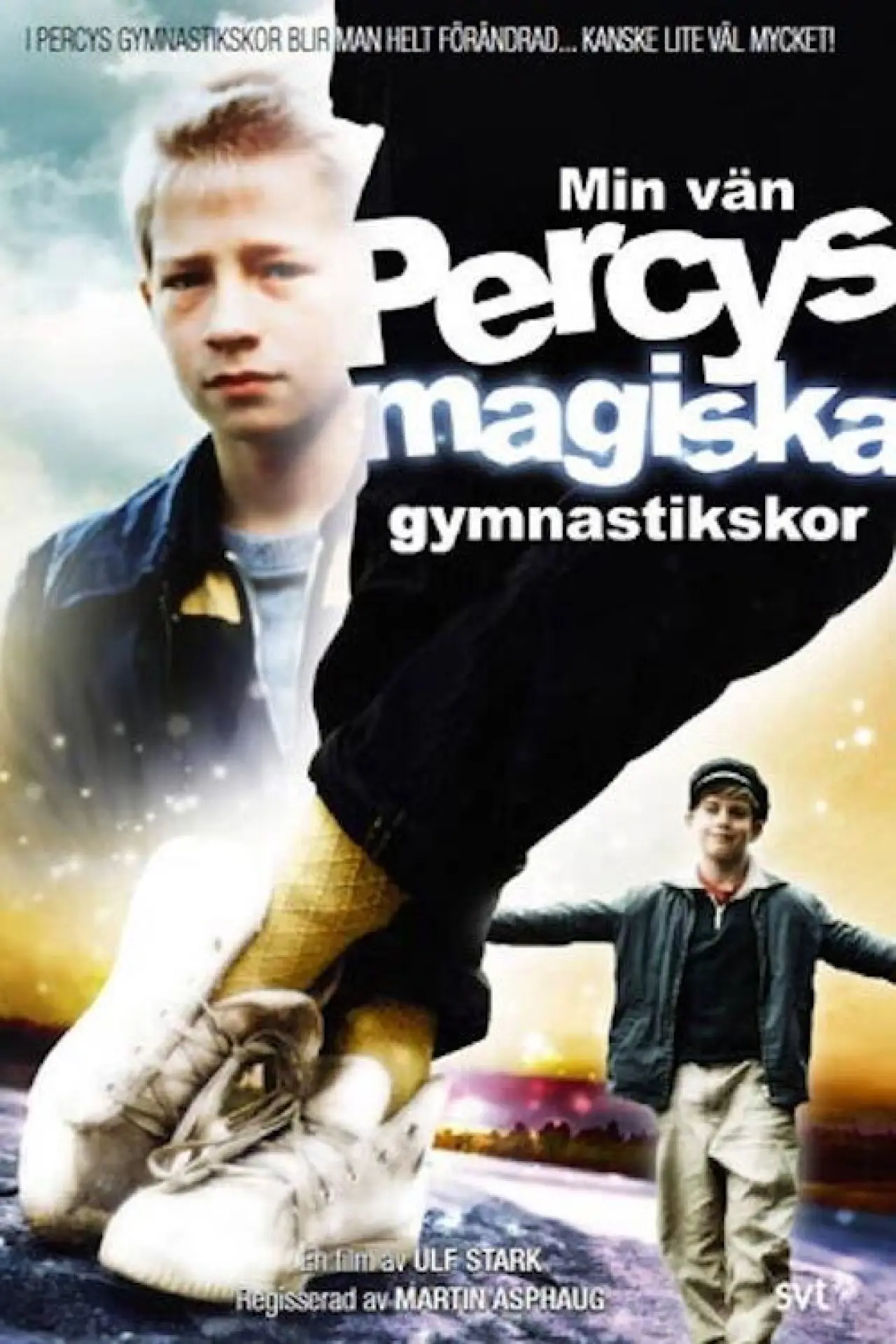 Plakat serialu "Min vän Percys magiska gymnastikskor"
