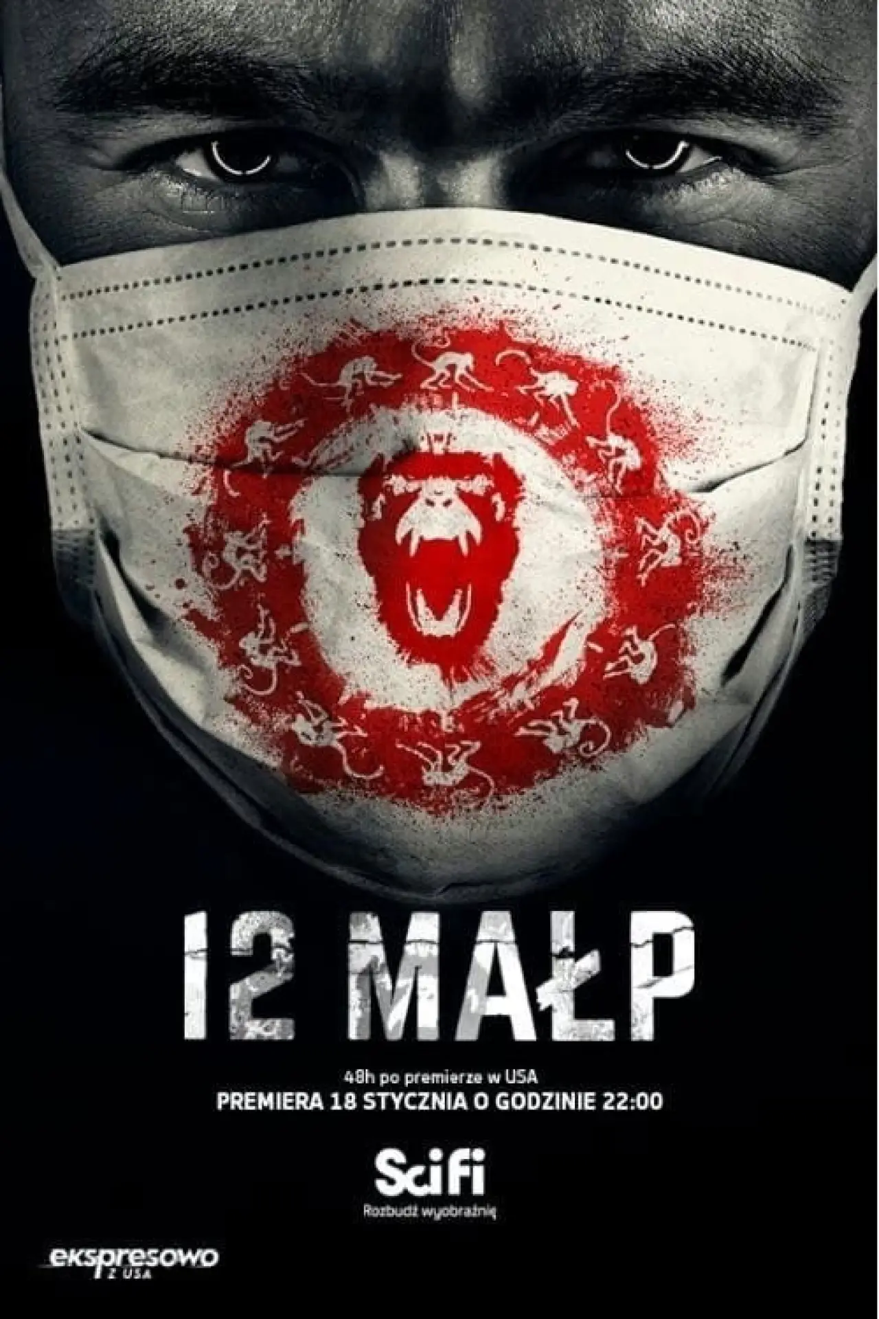 Постер к сериалу "12 Małp"
