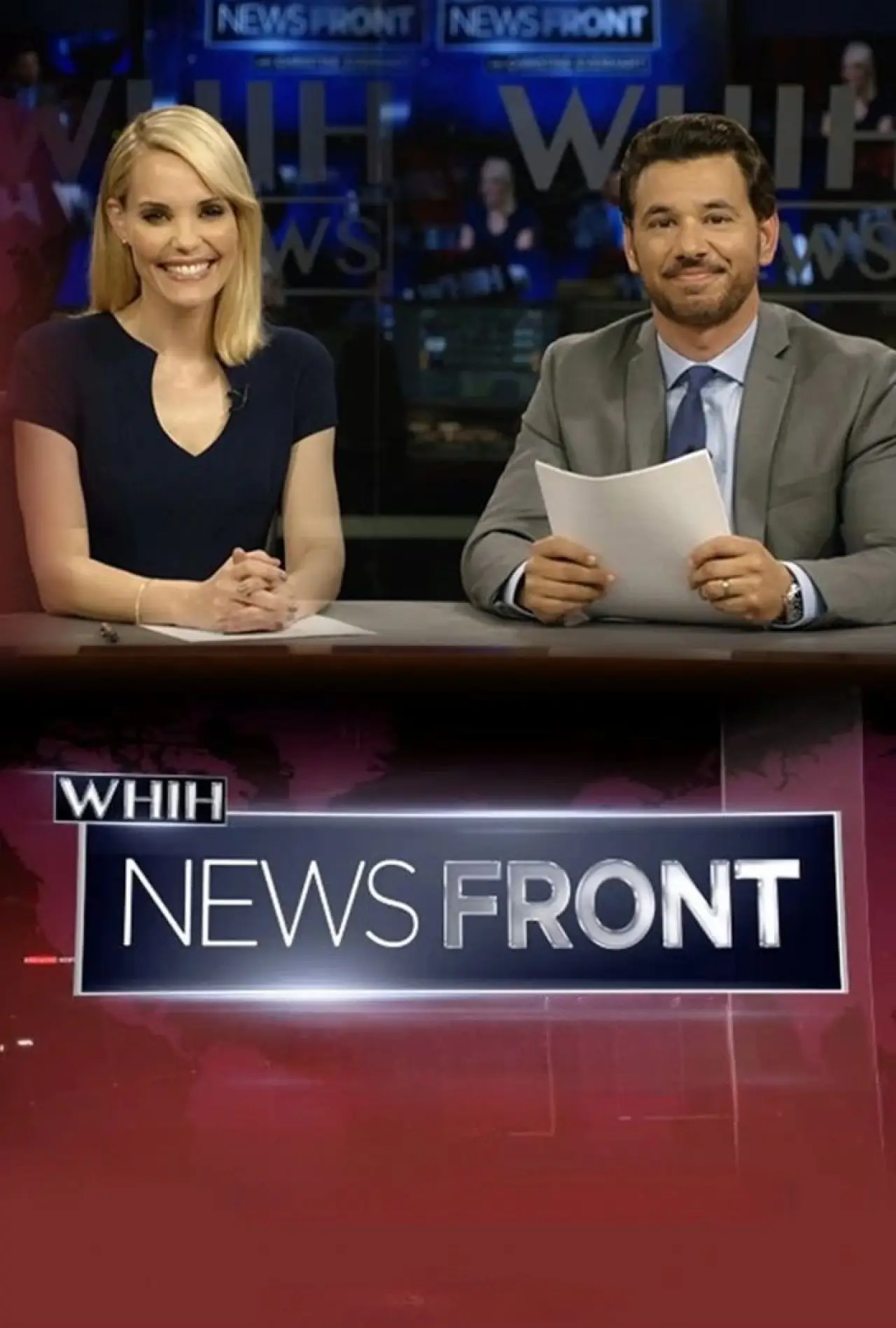 Plakat serialu "WHIH Newsfront"