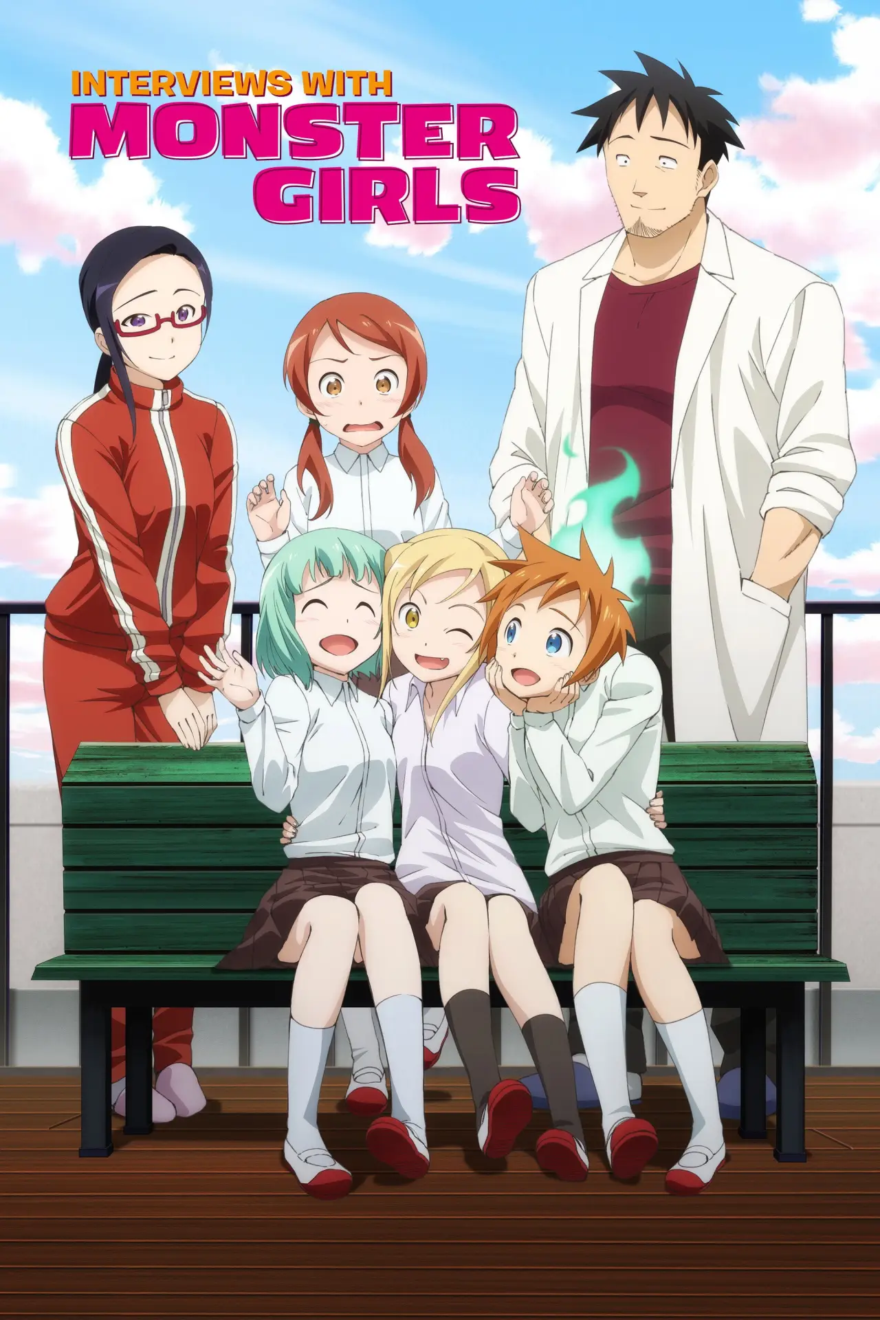Plakat serialu "Demi-chan wa Kataritai"