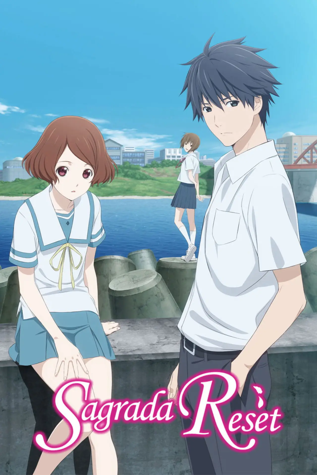 Plakat serialu "Sakurada Reset"